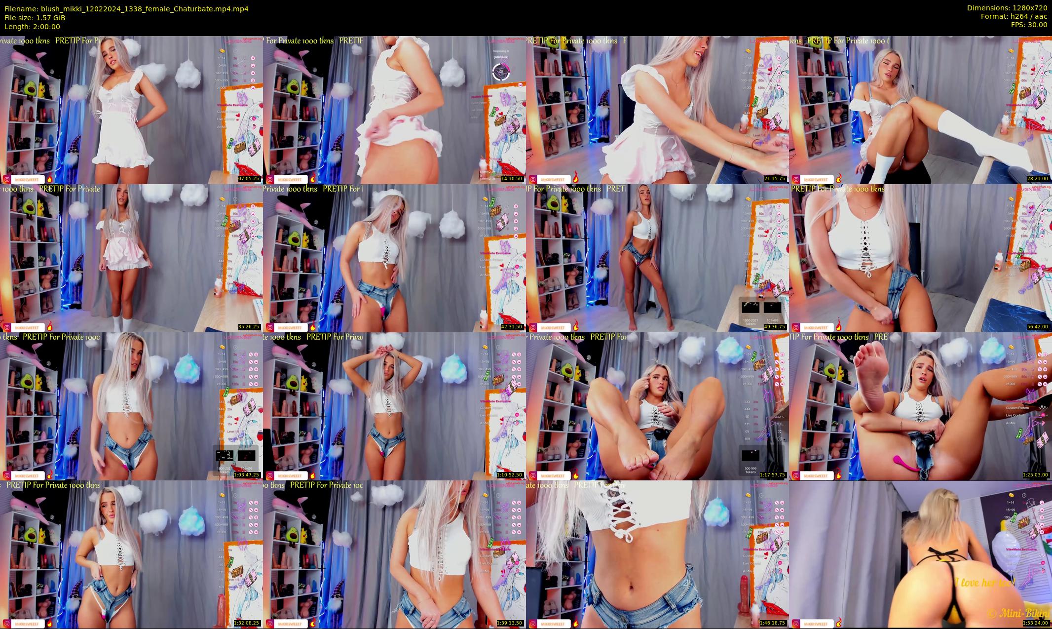 blush_mikki — 120 minute Chaturbate female cam show recording, 720p, Feb 12, 2024