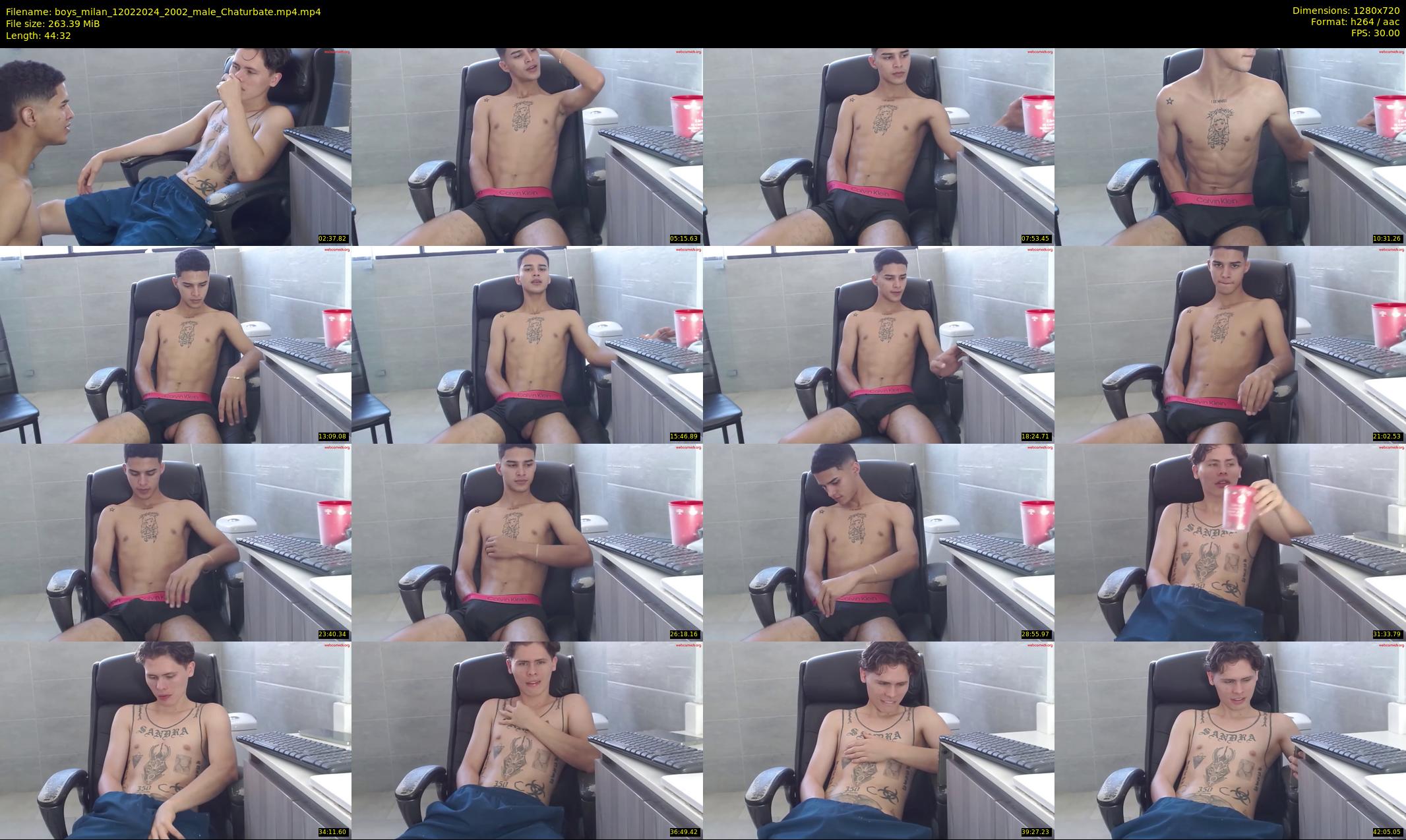 boys_milan — 45 minute Chaturbate male cam show recording, 720p, Feb 12, 2024