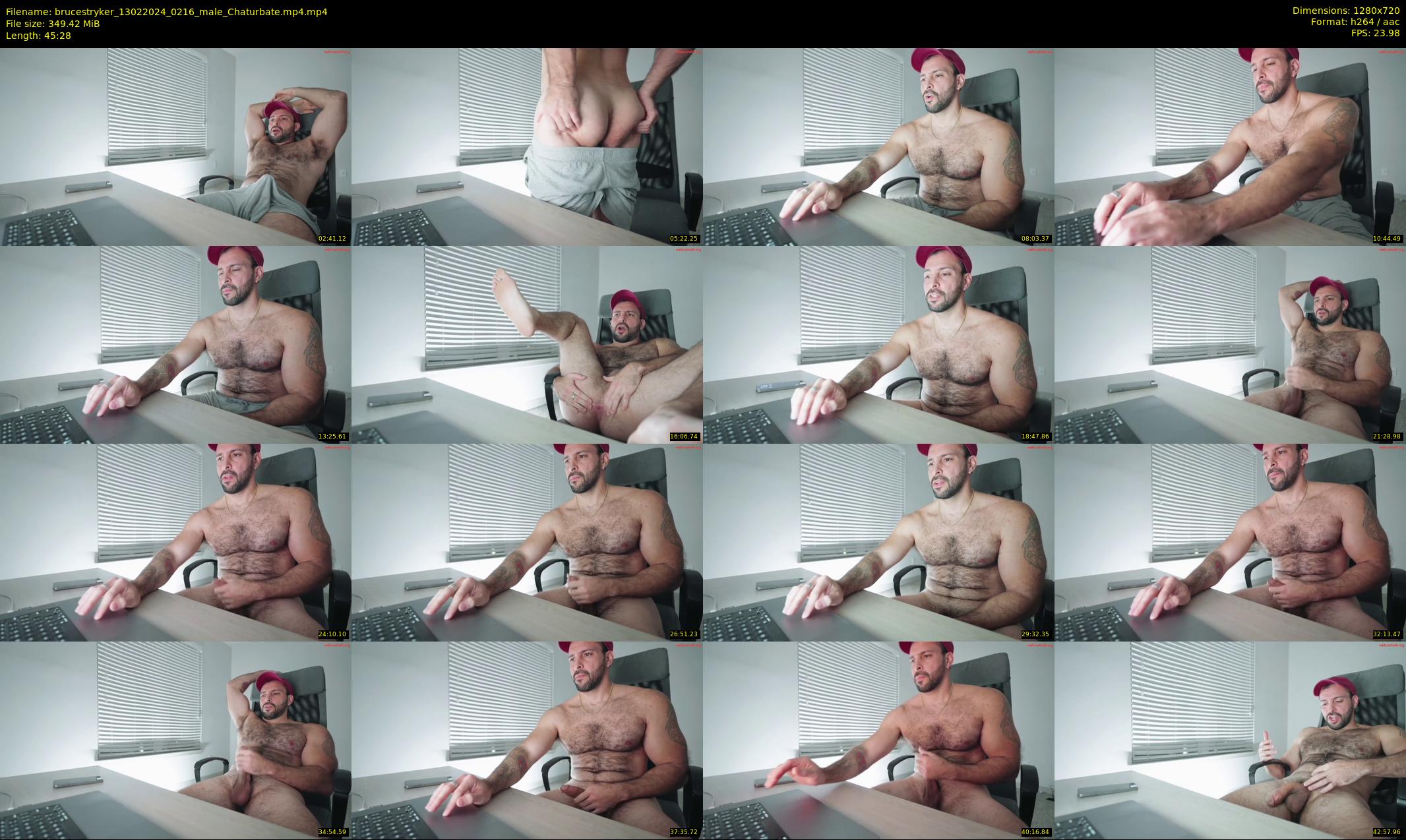 brucestryker — 46 minute Chaturbate male cam show recording, 720p, Feb 13, 2024