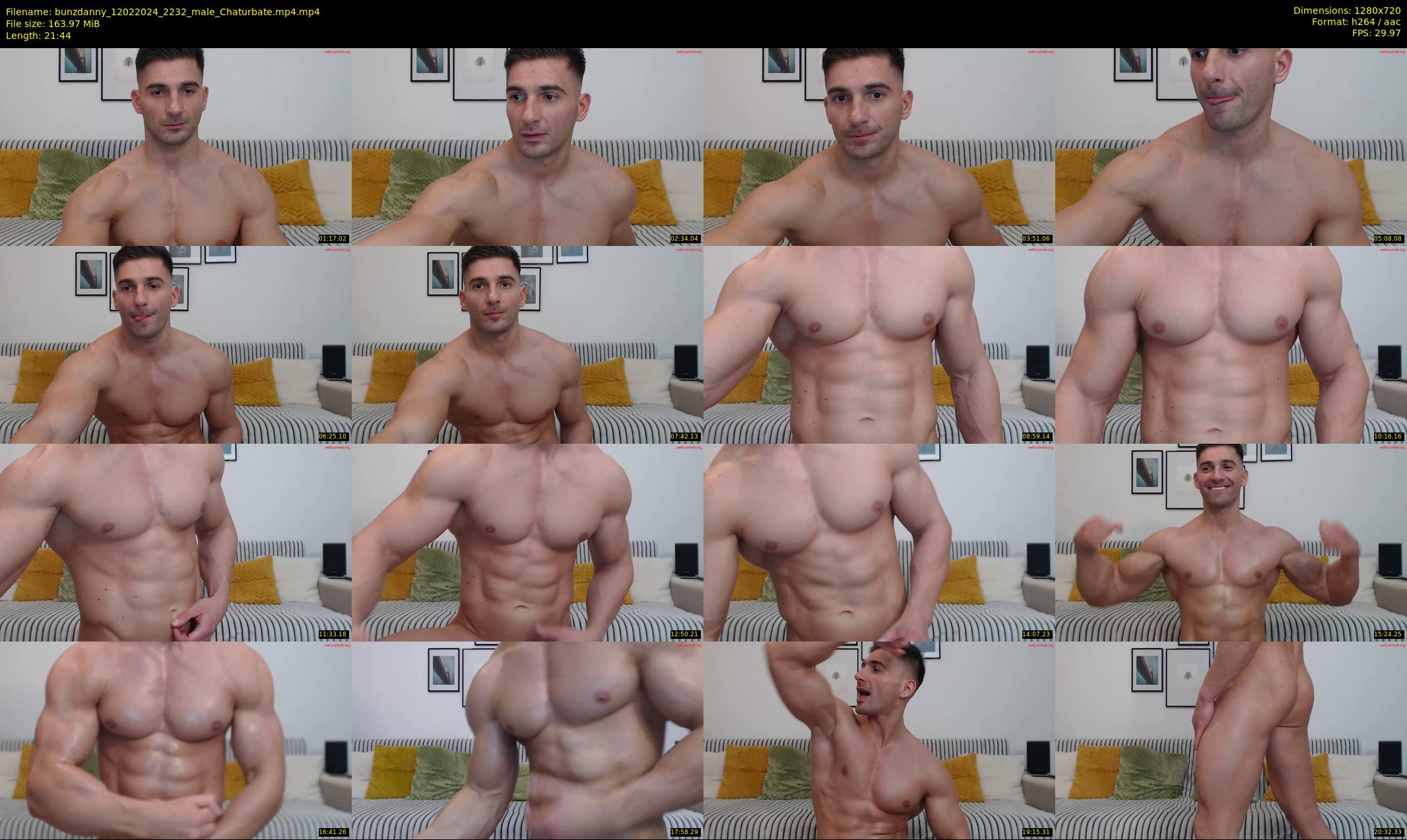 bunzdanny — 22 minute Chaturbate male cam show recording, 720p, Feb 12, 2024