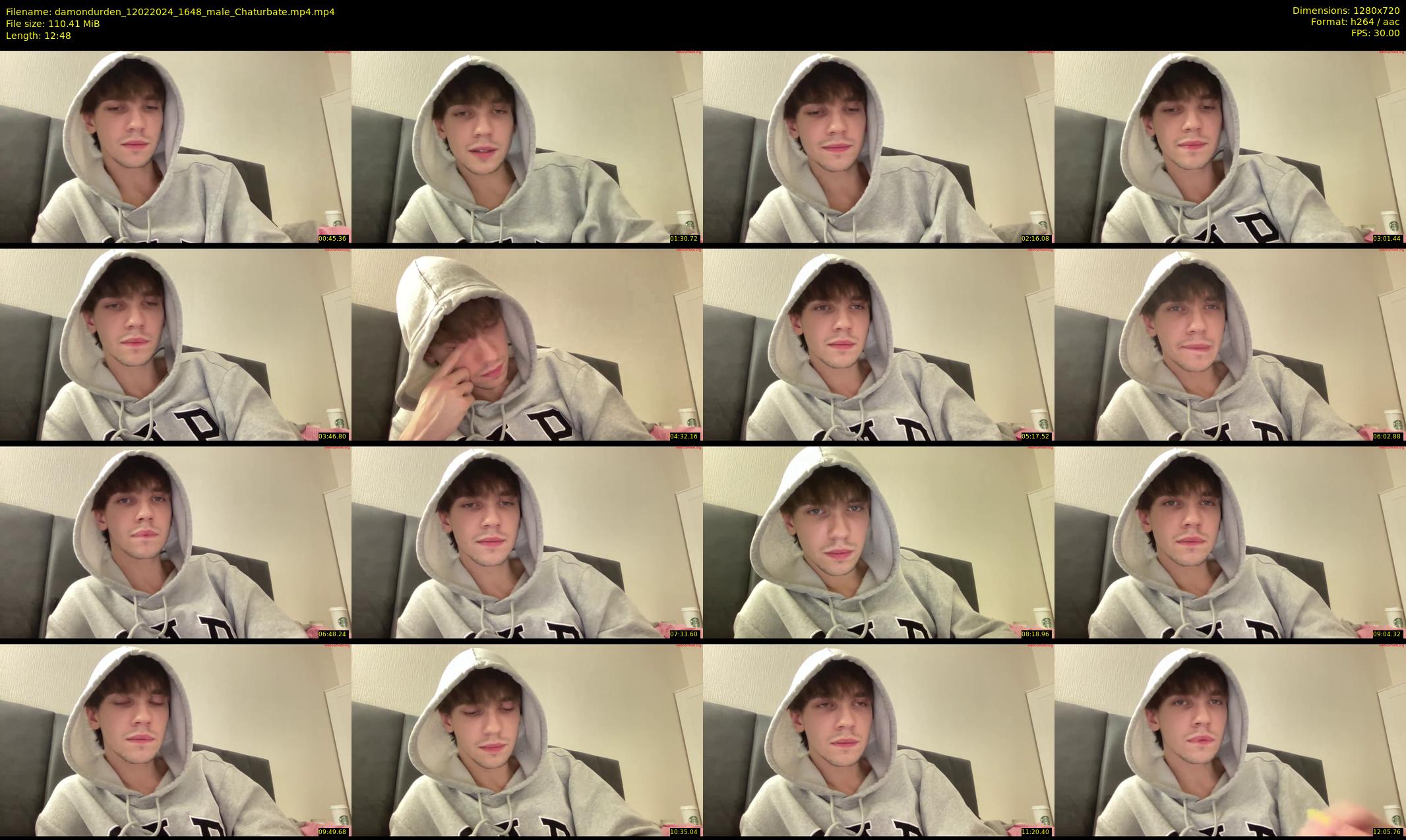 damondurden — 13 minute Chaturbate male cam show recording, 720p, Feb 12, 2024