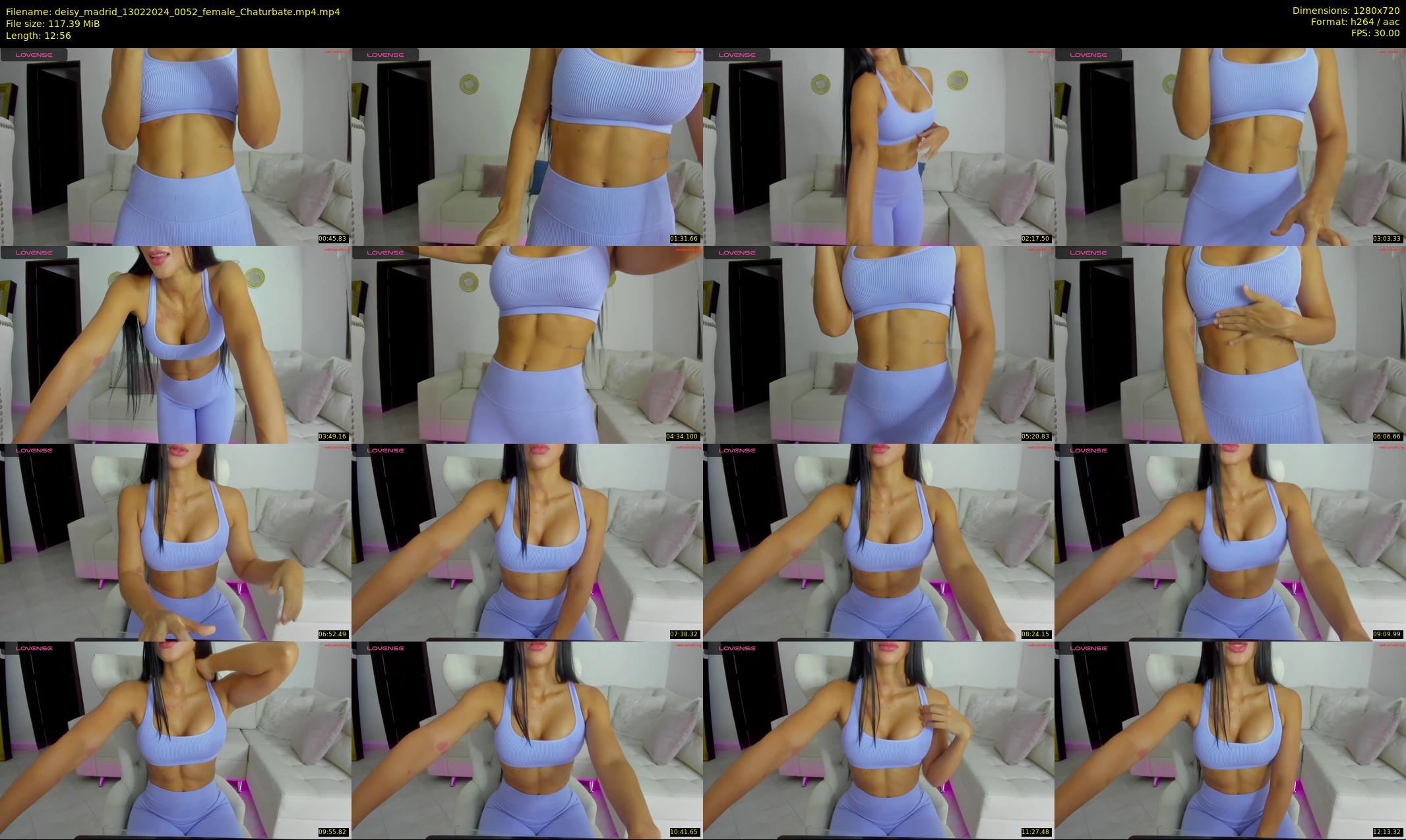 deisy_madrid — 13 minute Chaturbate female cam show recording, 720p, Feb 13, 2024