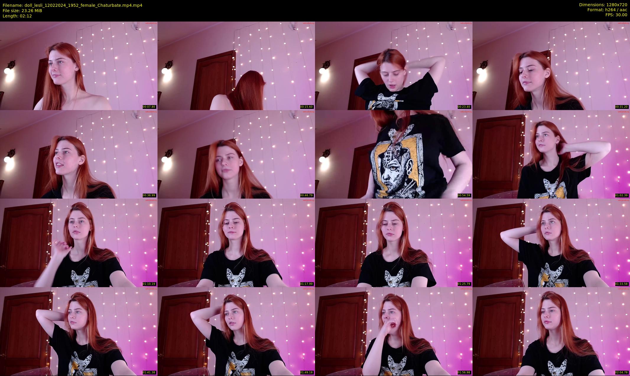 doll_lesli — 3 minute Chaturbate female cam show recording, 720p, Feb 12, 2024
