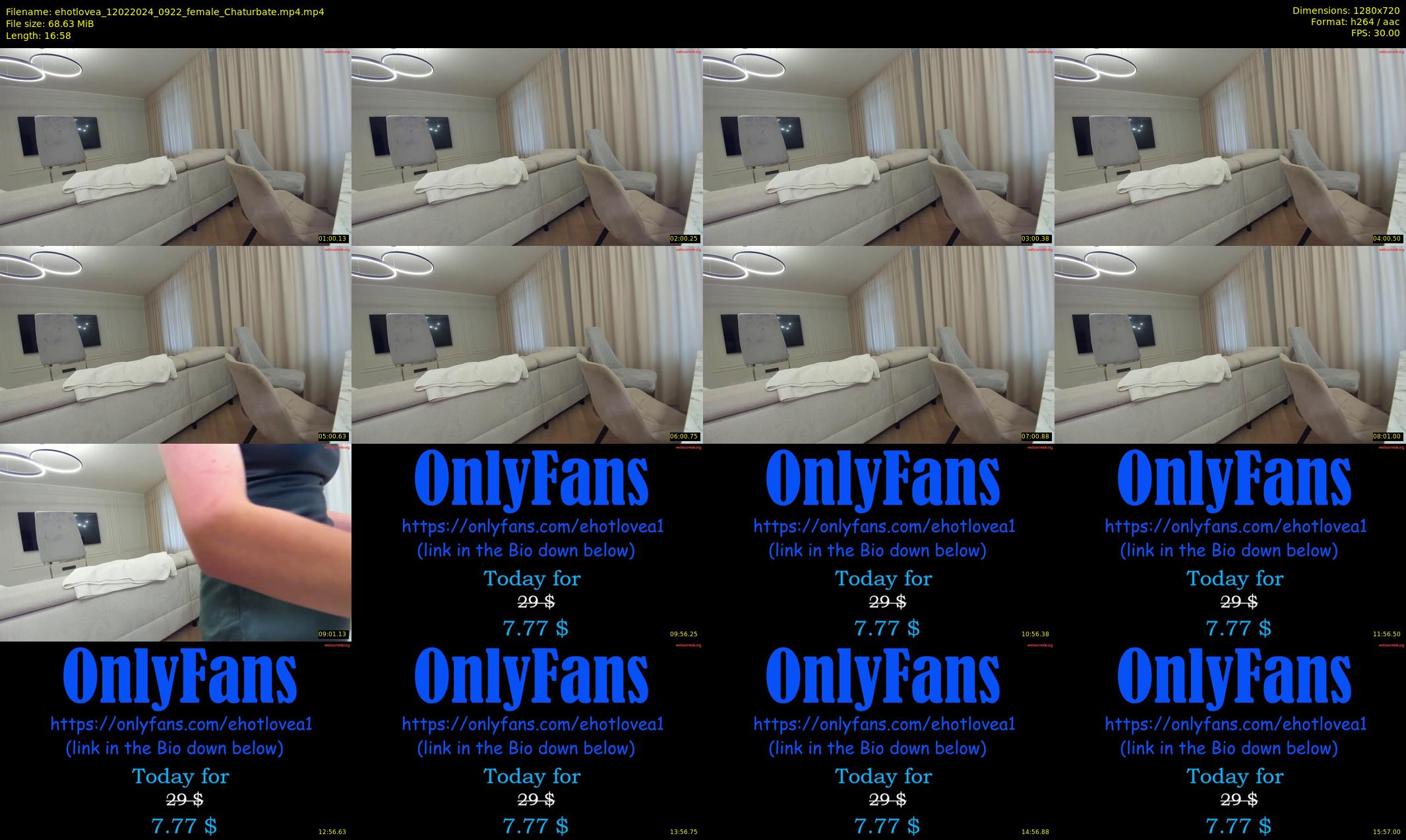 ehotlovea — 17 minute Chaturbate female cam show recording, 720p, Feb 12, 2024