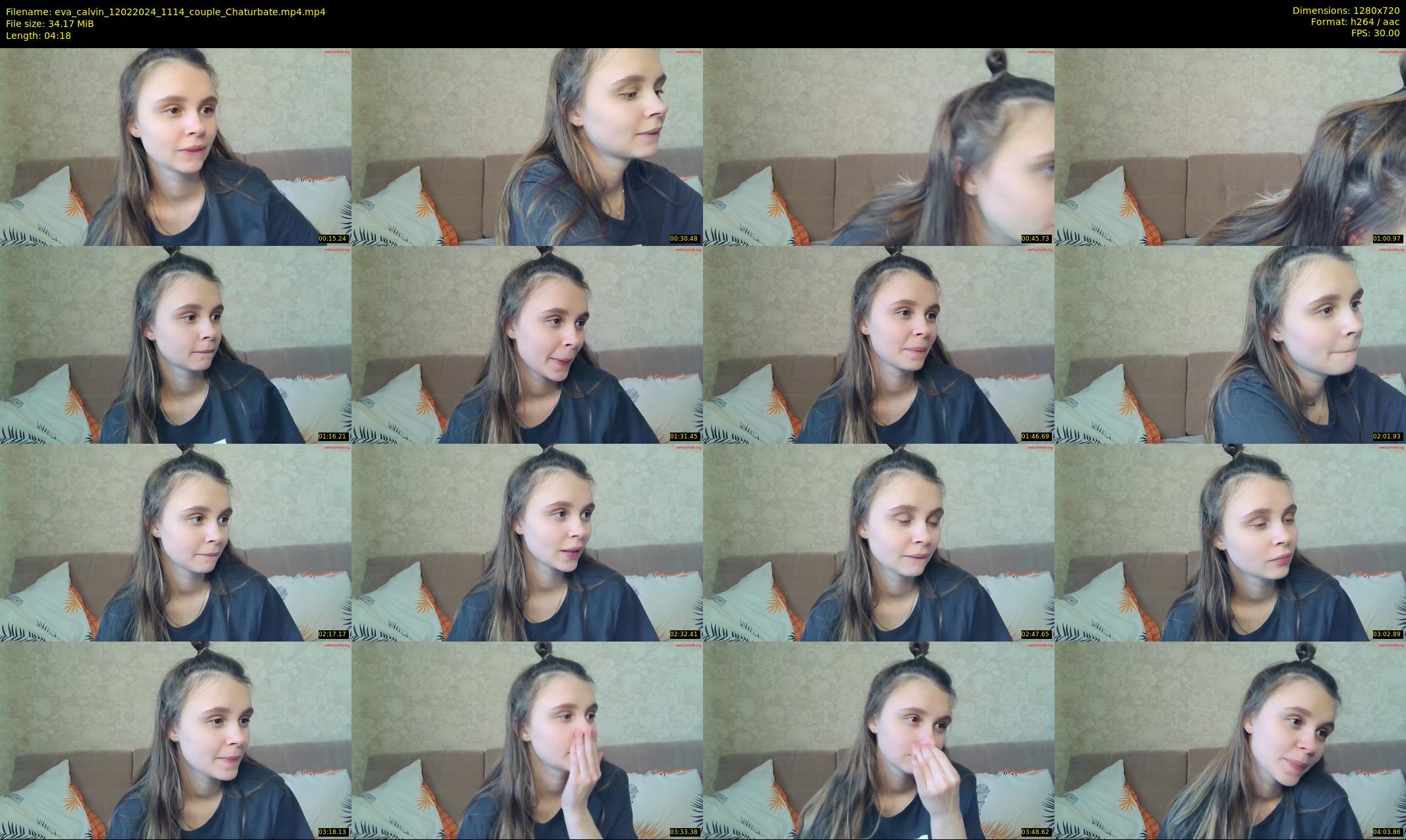 eva_calvin — 5 minute Chaturbate couple cam show recording, 720p, Feb 12, 2024