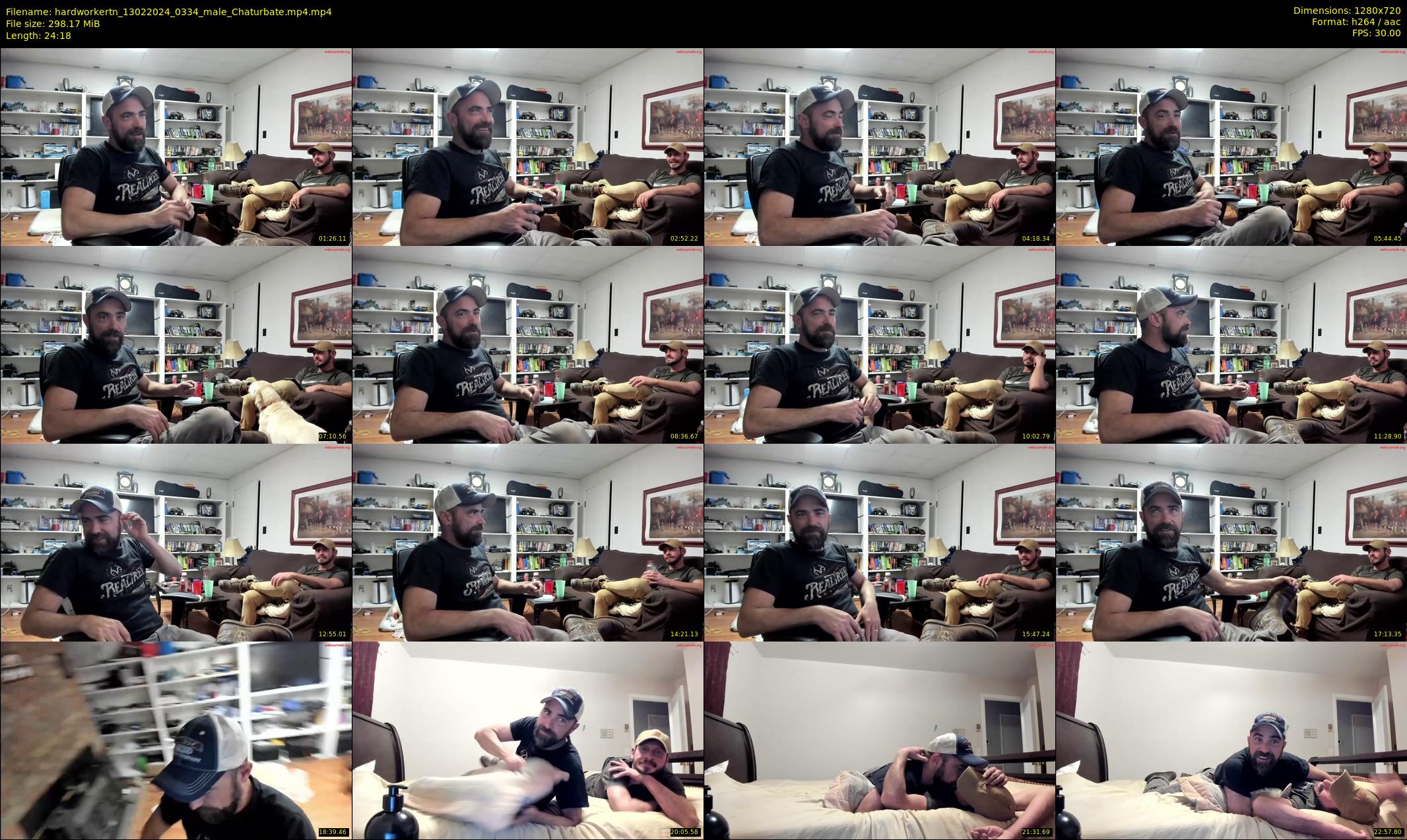 hardworkertn — 25 minute Chaturbate male cam show recording, 720p, Feb 13, 2024
