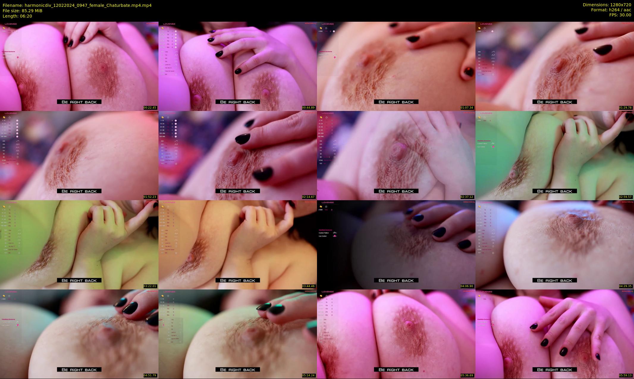 harmonicdiv — 7 minute Chaturbate female cam show recording, 720p, Feb 12, 2024