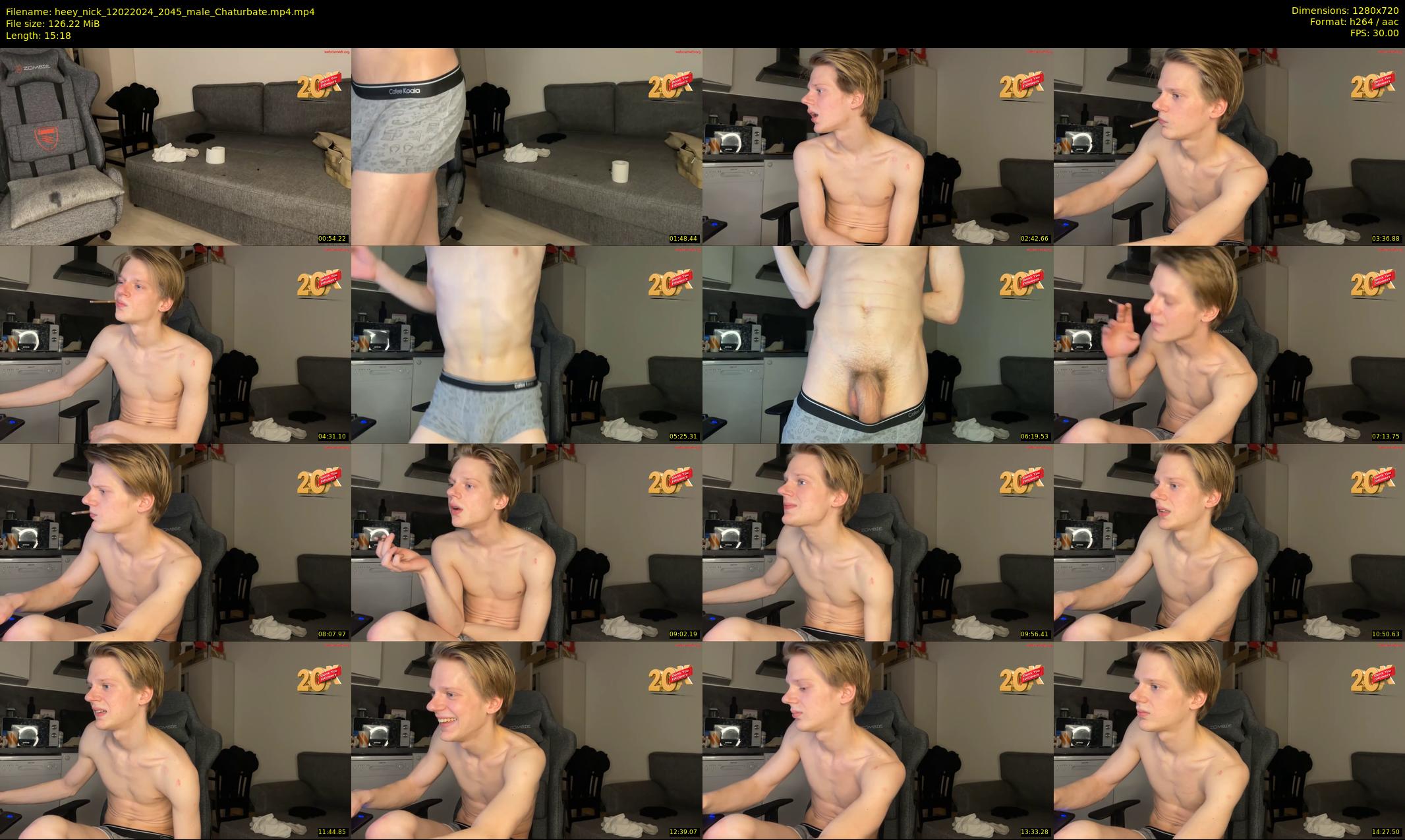 heey_nick — 16 minute Chaturbate male cam show recording, 720p, Feb 12, 2024