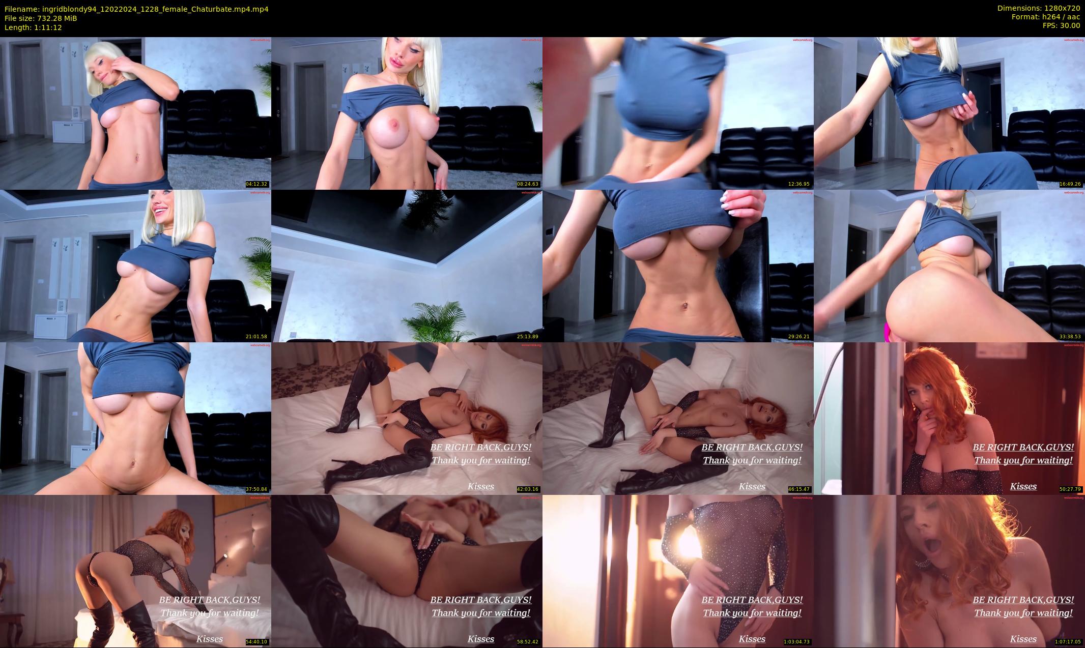 ingridblondy94 — 72 minute Chaturbate female cam show recording, 720p, Feb 12, 2024