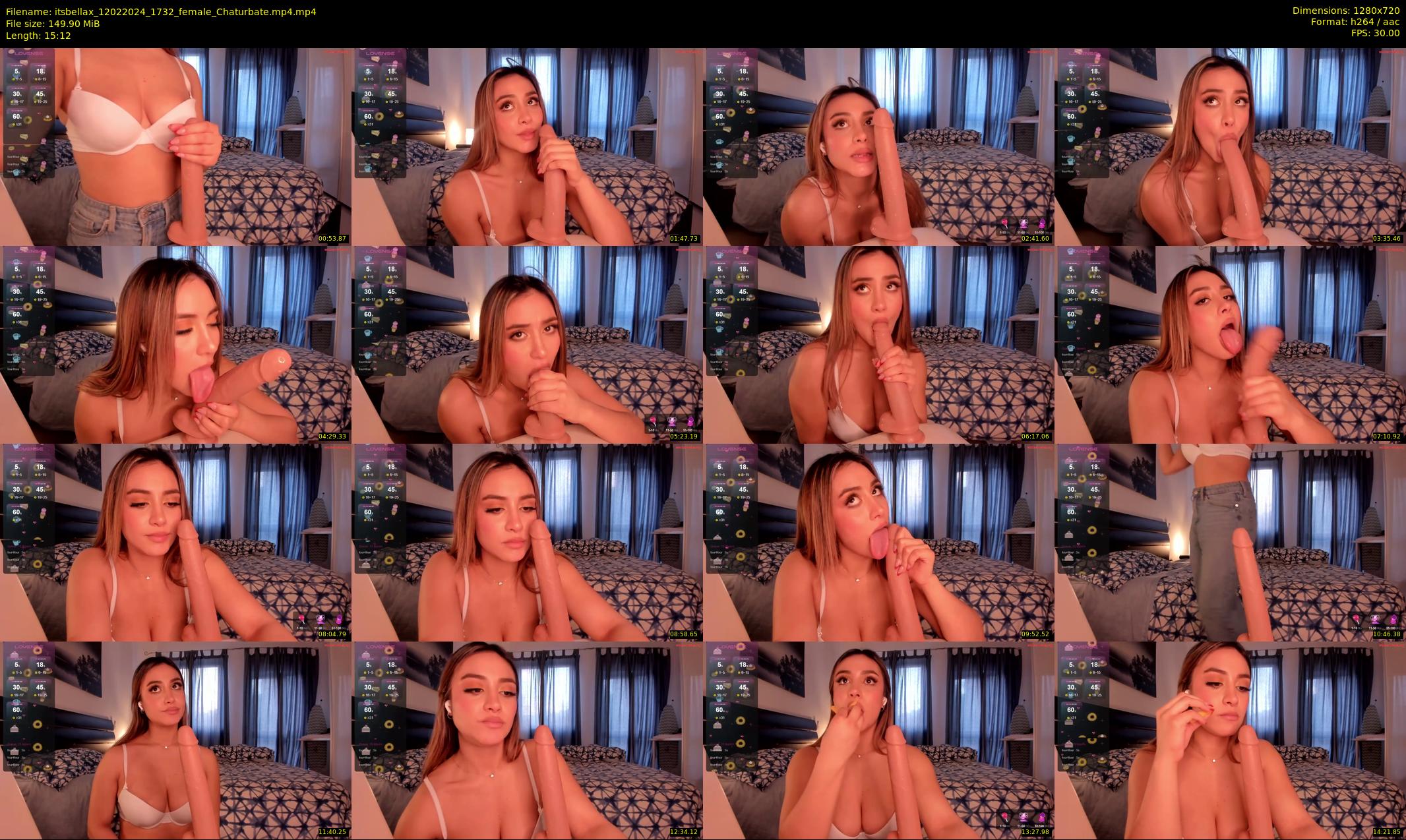 itsbellax — 16 minute Chaturbate female cam show recording, 720p, Feb 12, 2024
