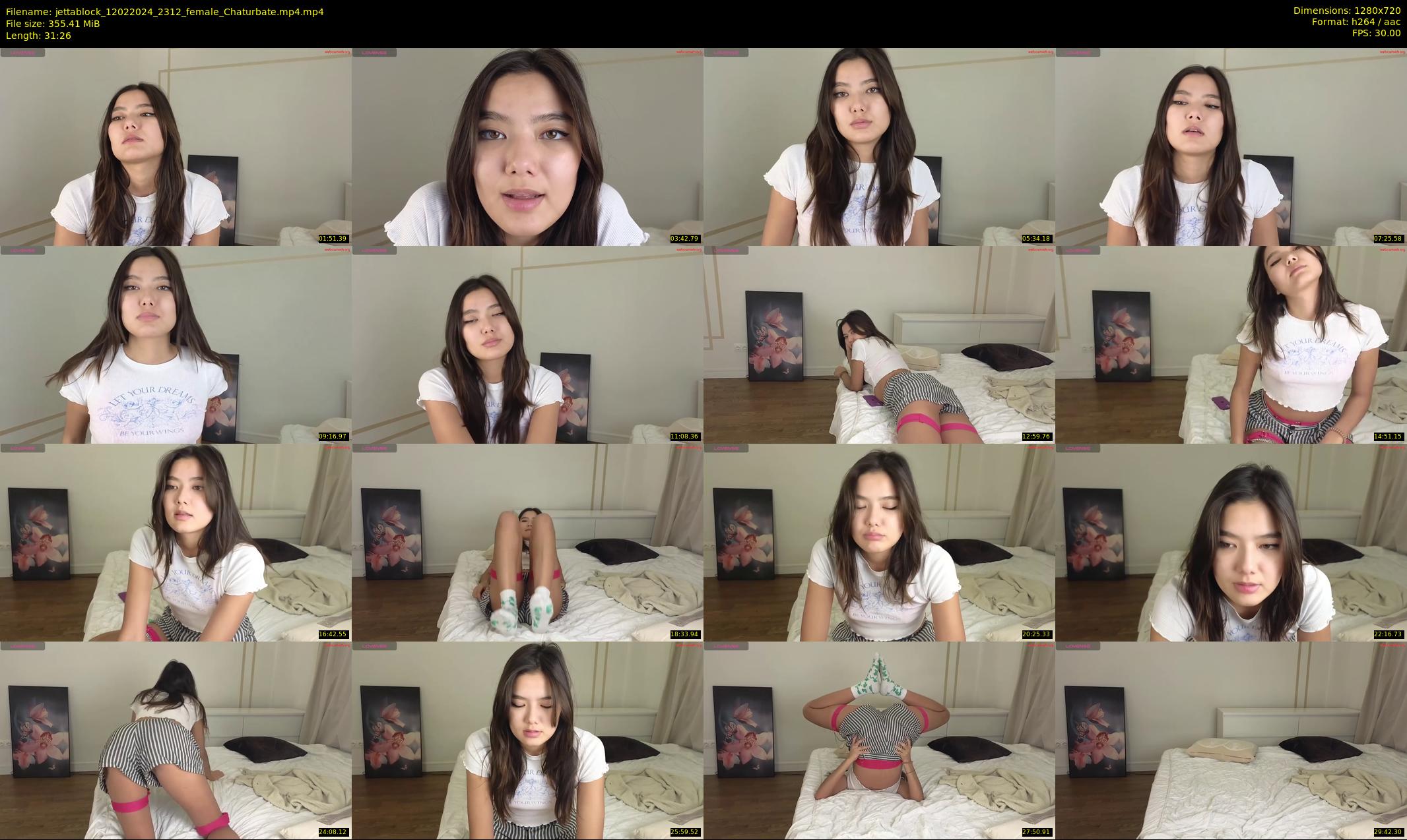 jettablock — 32 minute Chaturbate female cam show recording, 720p, Feb 12, 2024