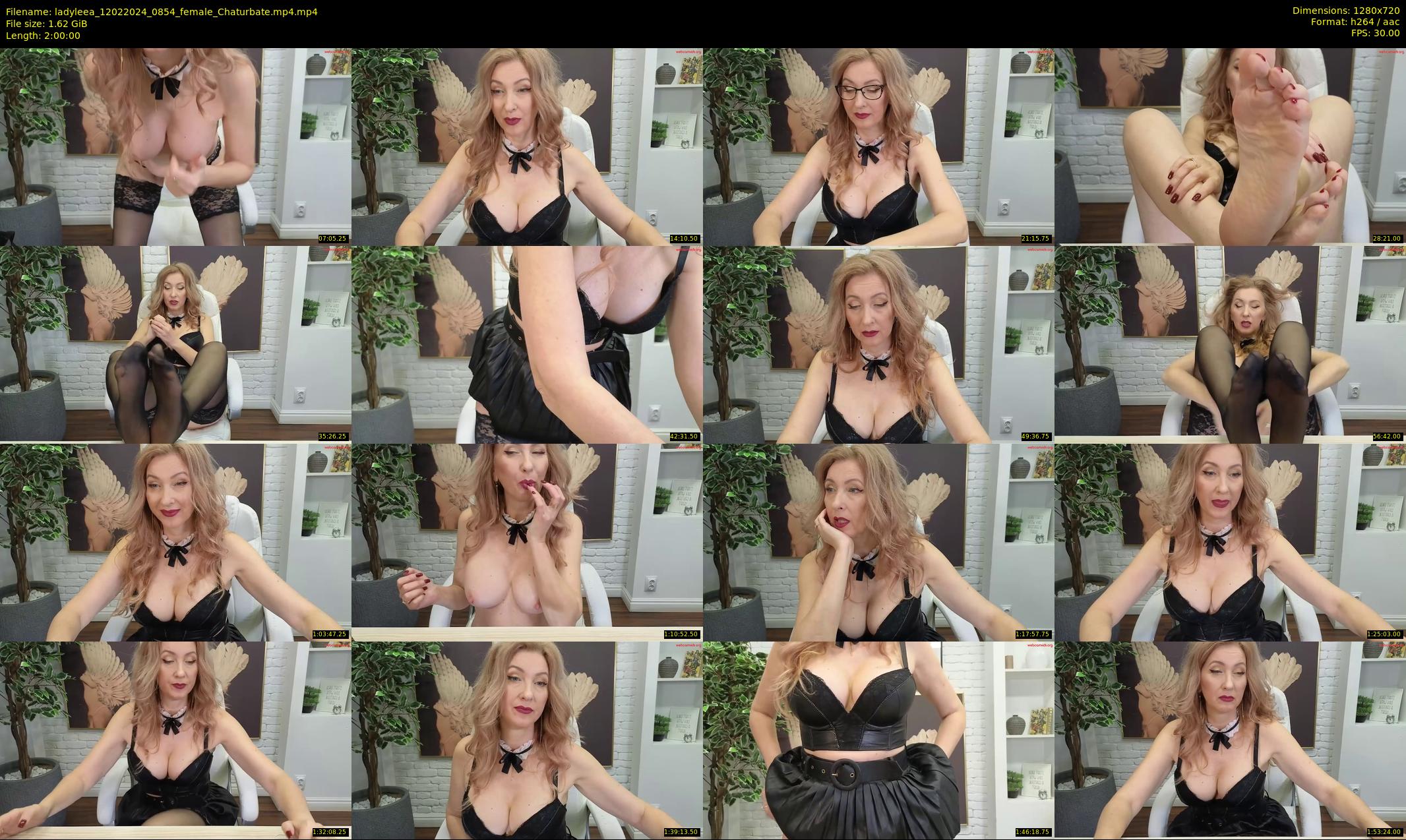 ladyleea — 120 minute Chaturbate female cam show recording, 720p, Feb 12, 2024