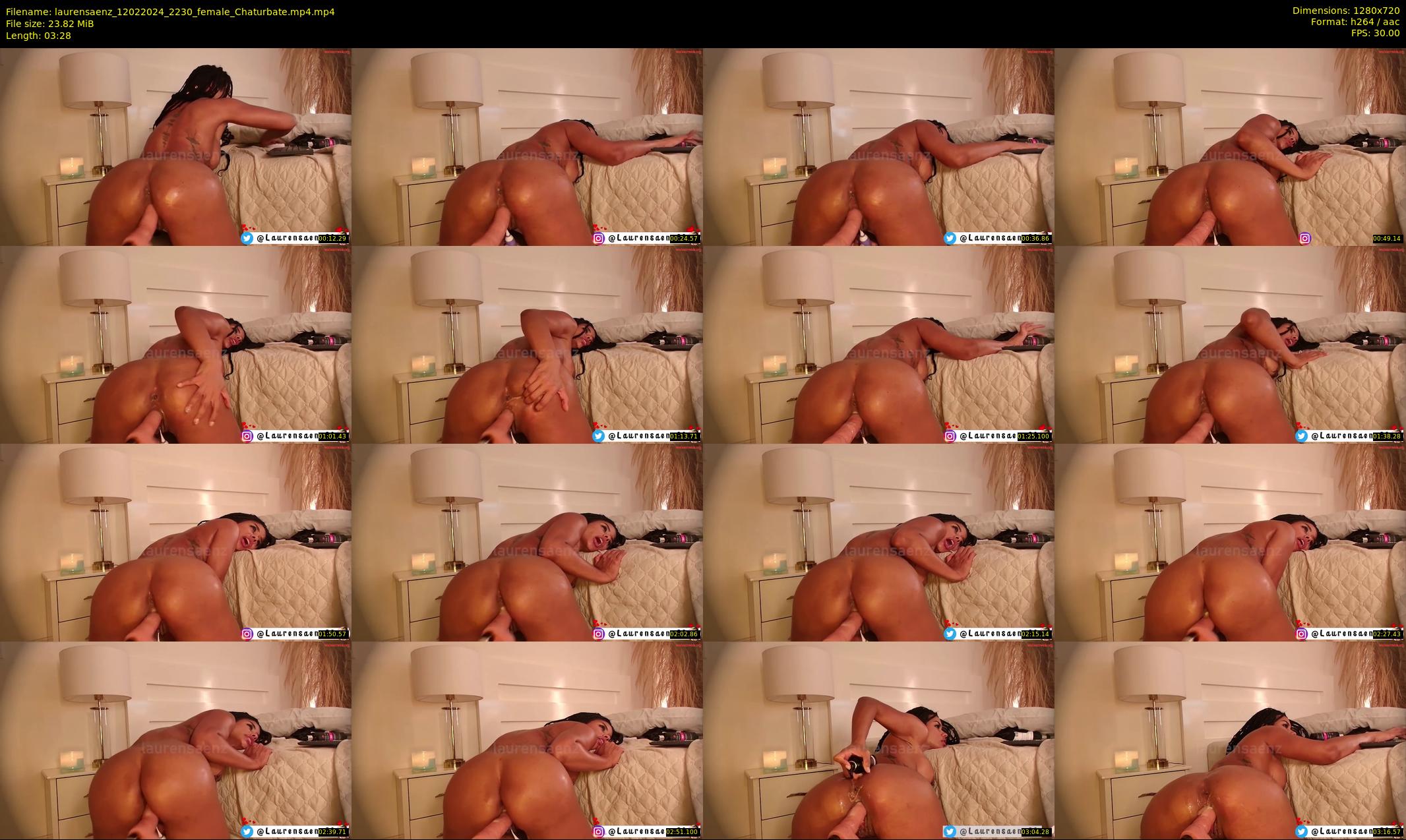 laurensaenz — 4 minute Chaturbate female cam show recording, 720p, Feb 12, 2024