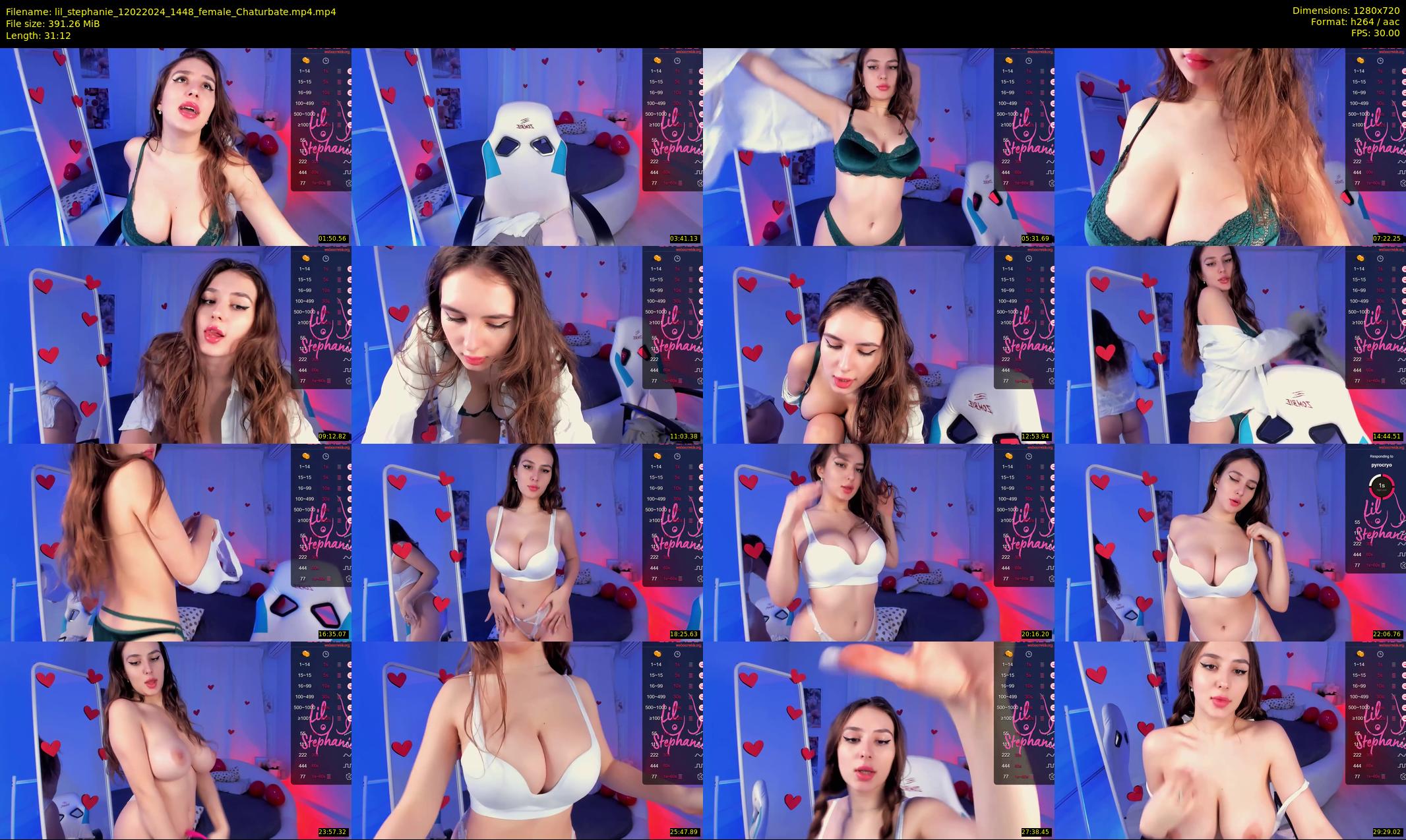 lil_stephanie — 32 minute Chaturbate female cam show recording, 720p, Feb 12, 2024