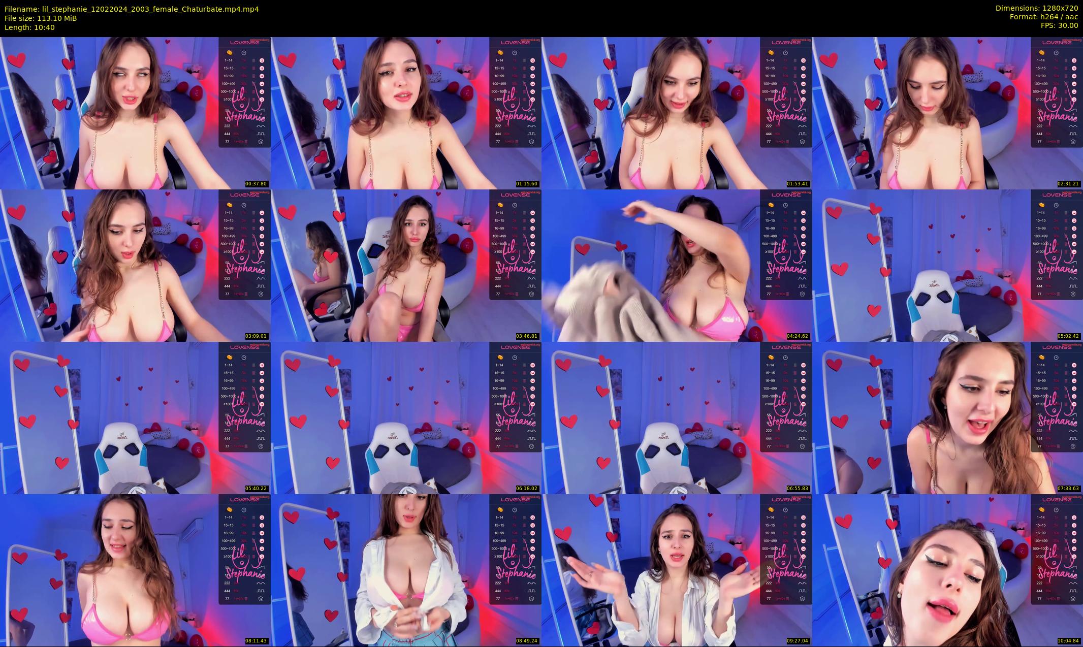 lil_stephanie — 11 minute Chaturbate female cam show recording, 720p, Feb 12, 2024
