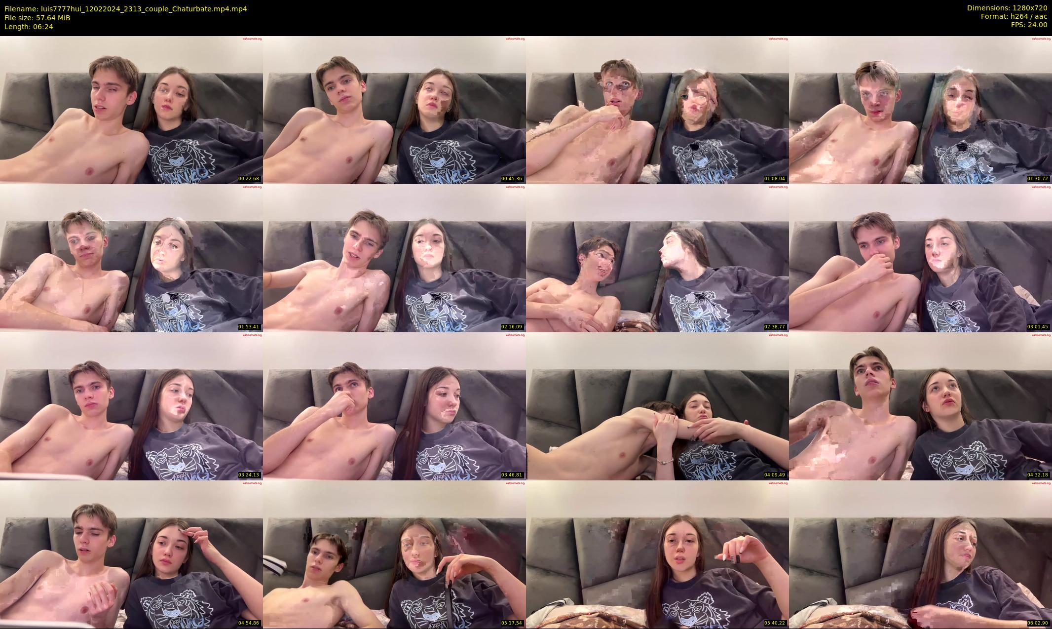 luis7777hui — 7 minute Chaturbate couple cam show recording, 720p, Feb 12, 2024