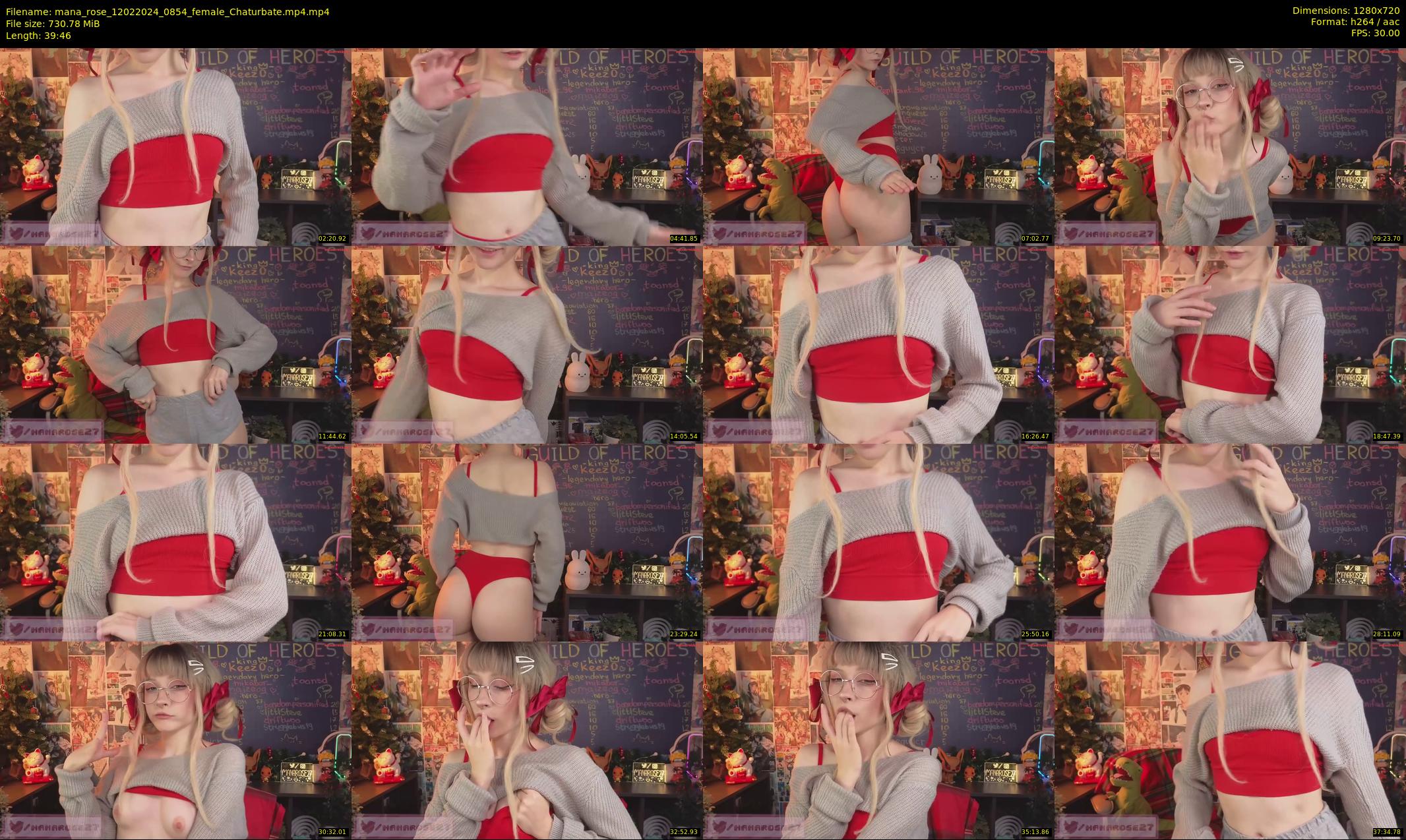 mana_rose — 40 minute Chaturbate female cam show recording, 720p, Feb 12, 2024