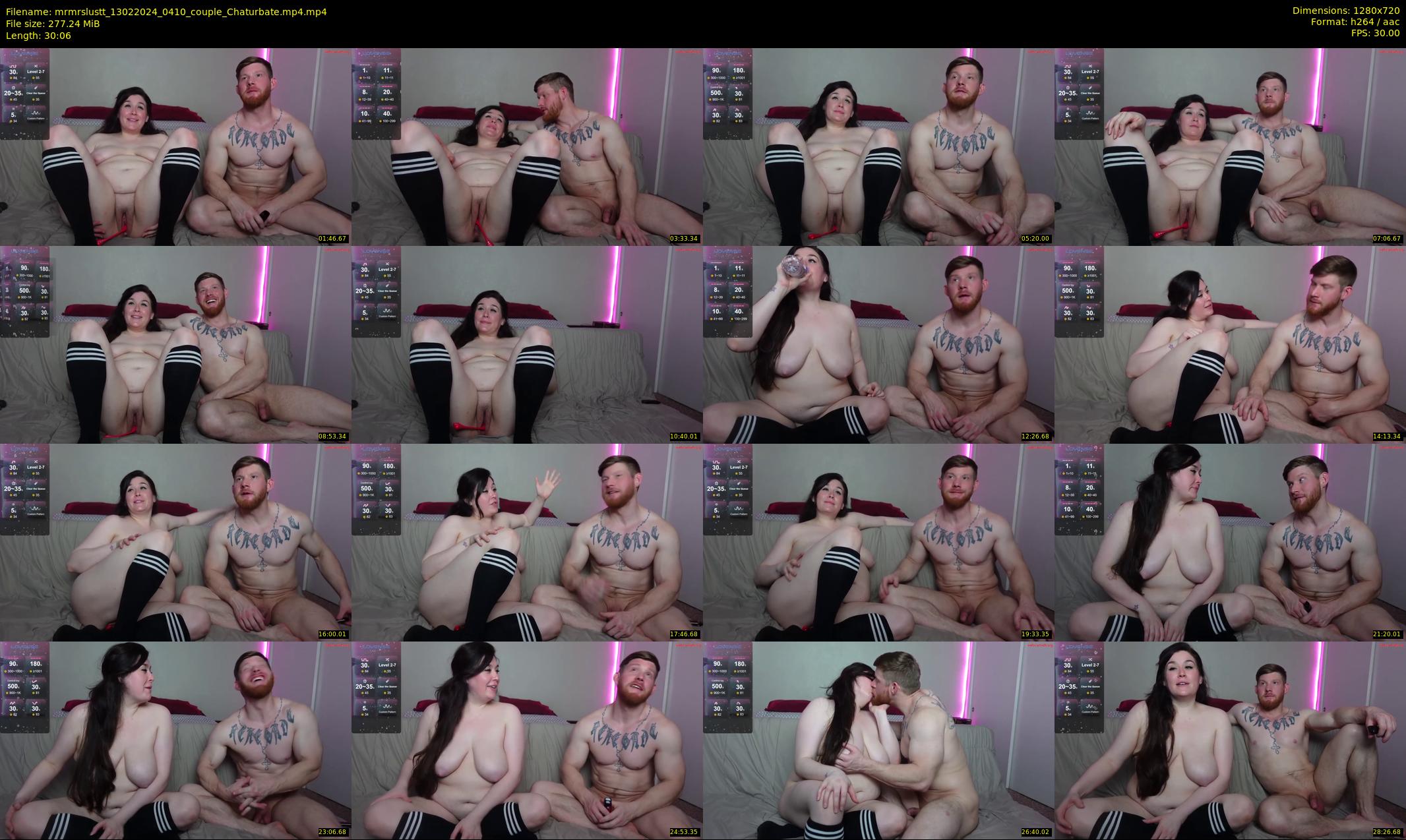 mrmrslustt — 31 minute Chaturbate couple cam show recording, 720p, Feb 13, 2024