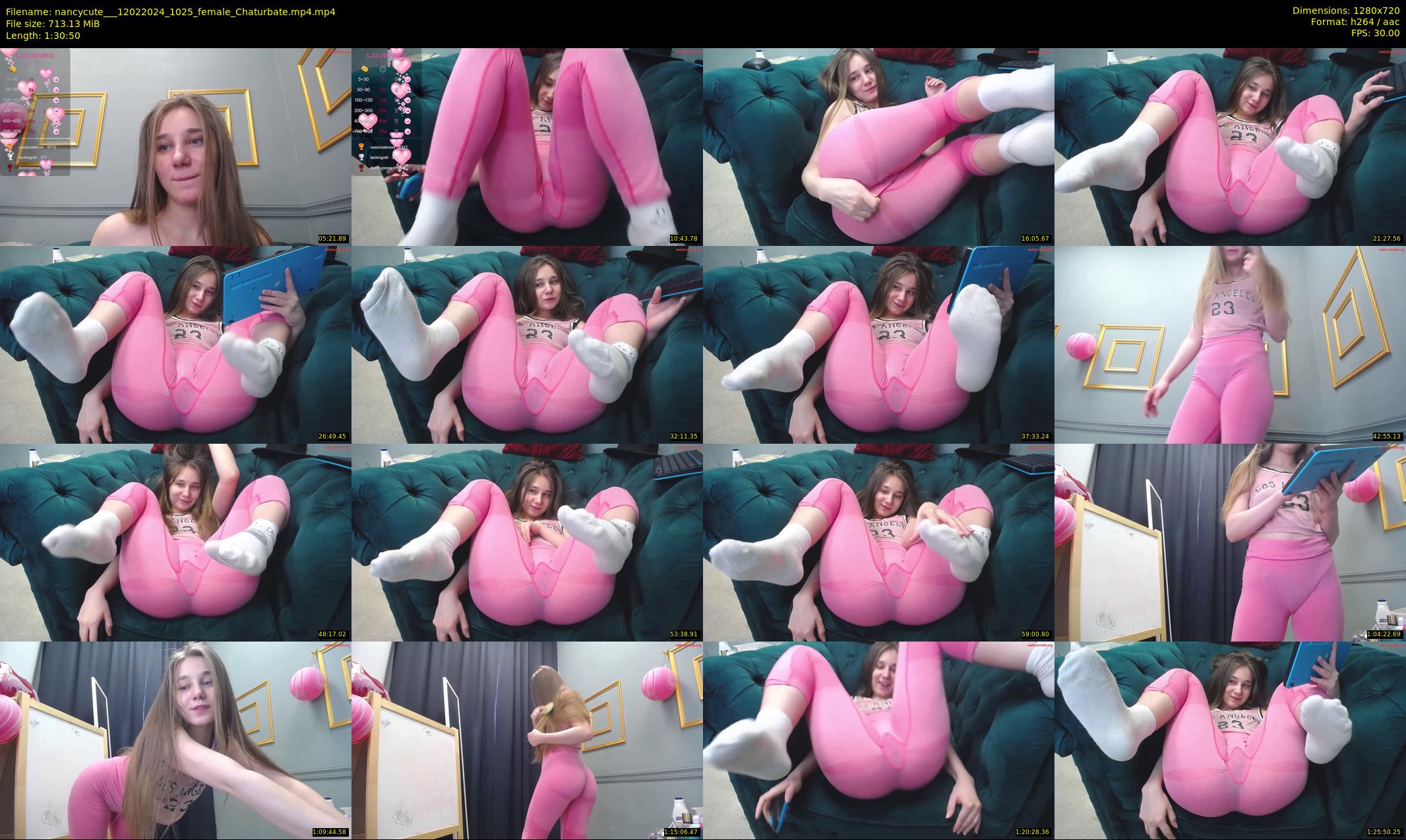 nancycute__ — 91 minute Chaturbate female cam show recording, 720p, Feb 12, 2024