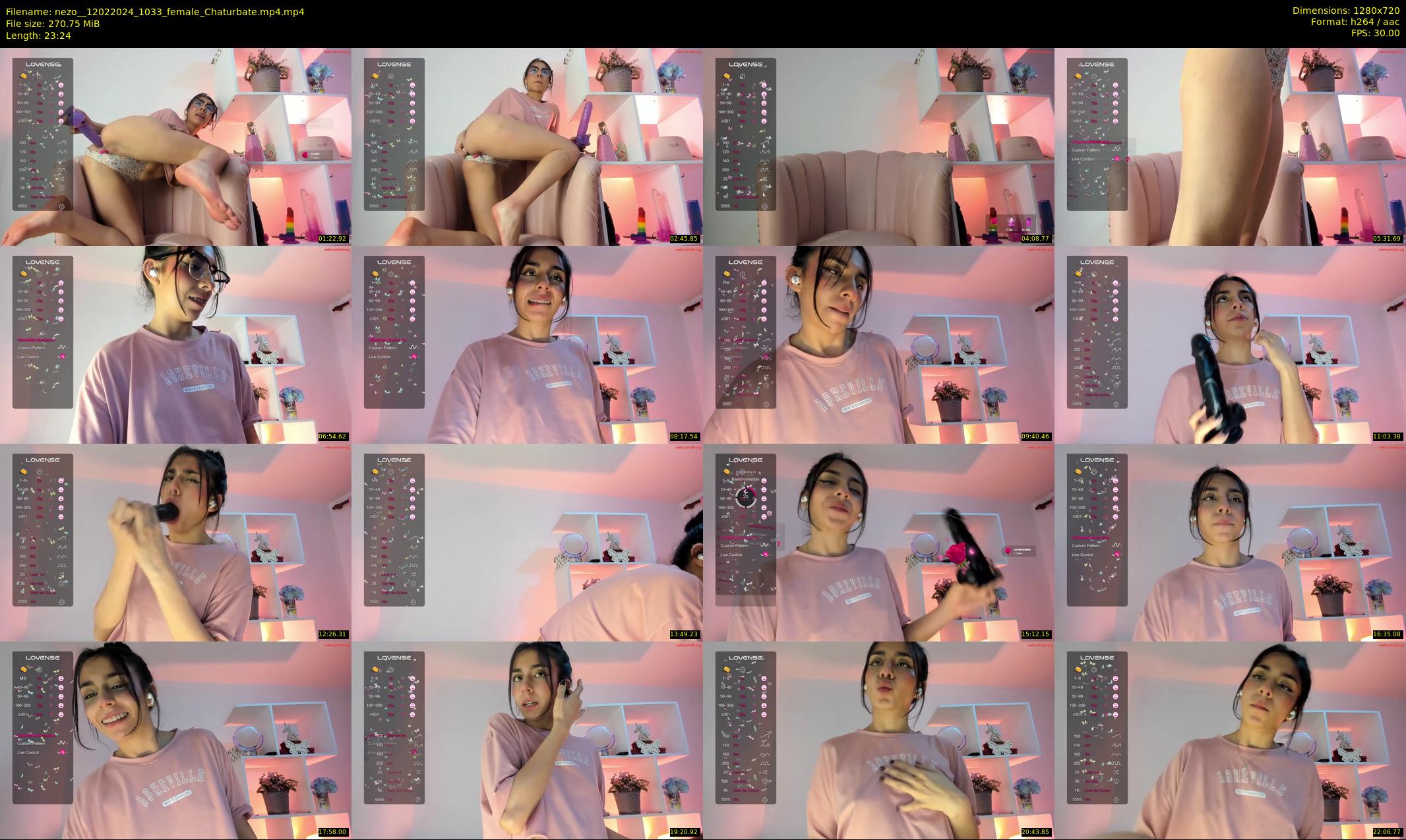 nezo_ — 24 minute Chaturbate female cam show recording, 720p, Feb 12, 2024