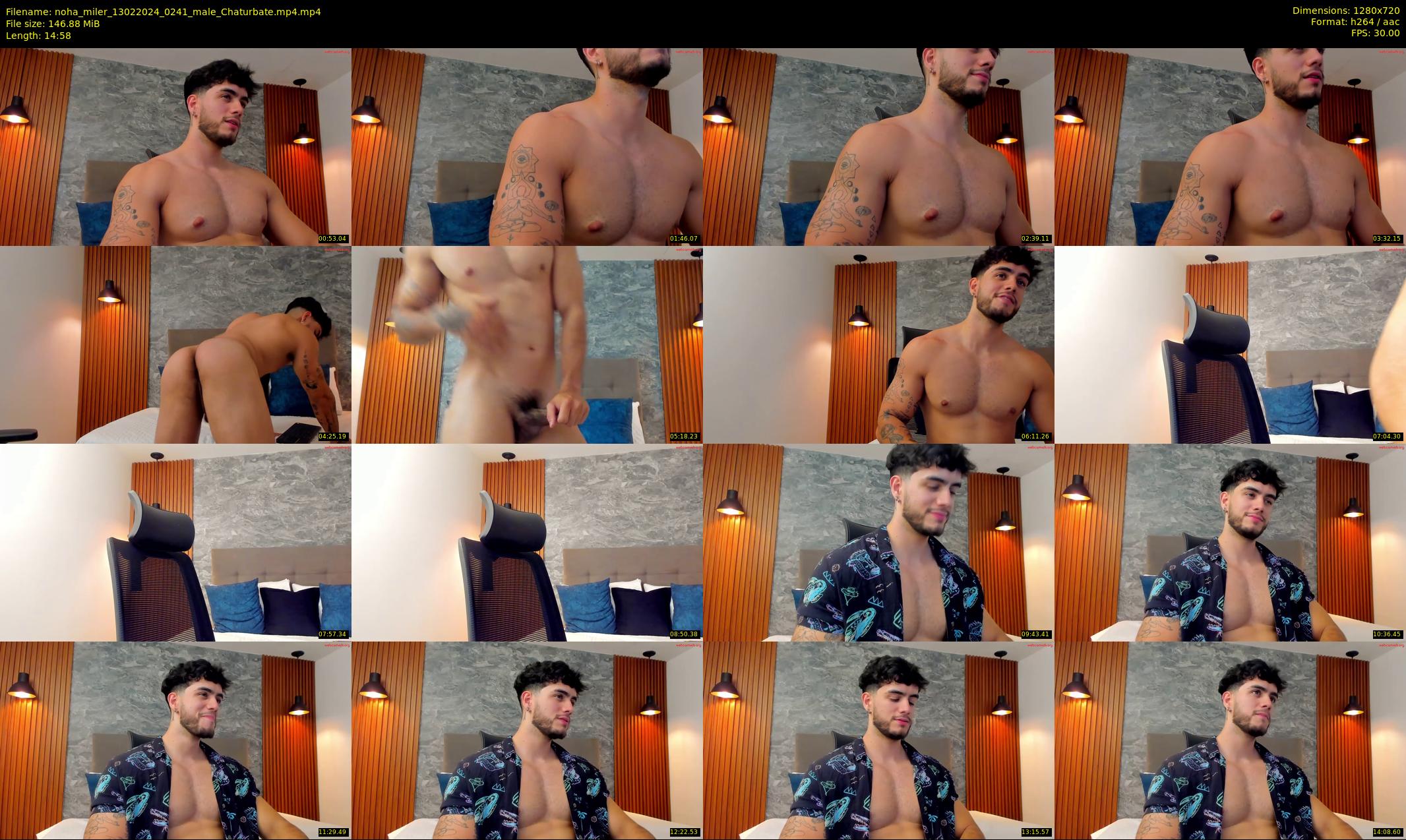 noha_miler — 15 minute Chaturbate male cam show recording, 720p, Feb 13, 2024