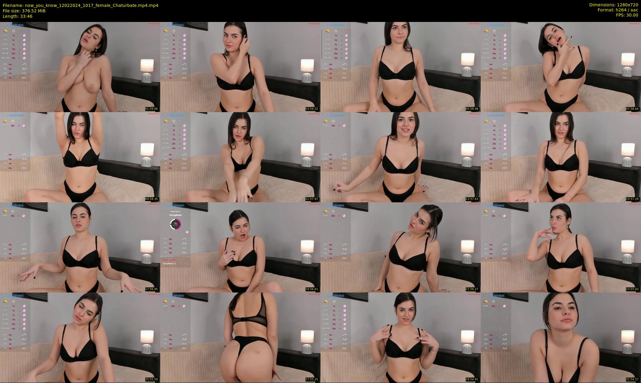 now_you_know — 34 minute Chaturbate female cam show recording, 720p, Feb 12, 2024