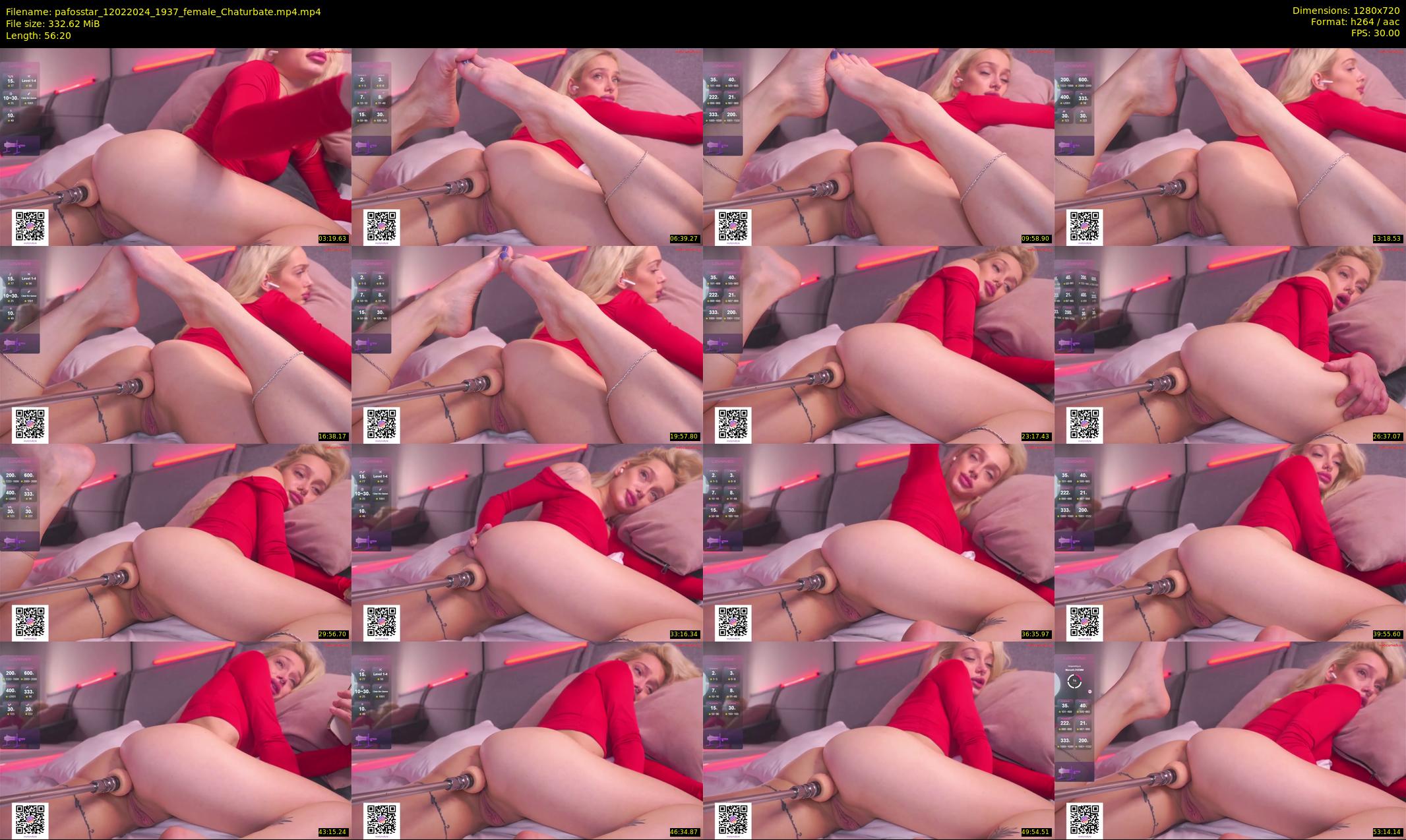 pafosstar — 57 minute Chaturbate female cam show recording, 720p, Feb 12, 2024
