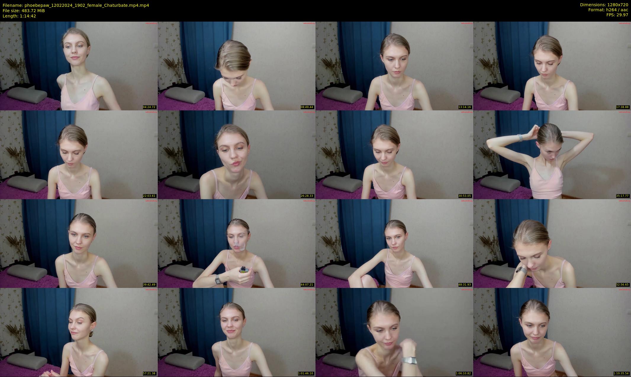 phoebepaw — 75 minute Chaturbate female cam show recording, 720p, Feb 12, 2024