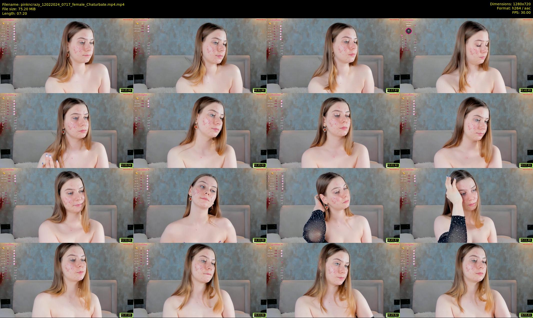 pinkncrazy — 8 minute Chaturbate female cam show recording, 720p, Feb 12, 2024