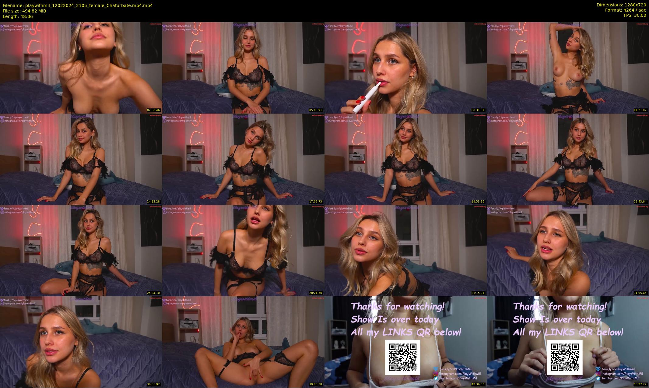 playwithmil — 49 minute Chaturbate couple cam show recording, 720p, Feb 12, 2024