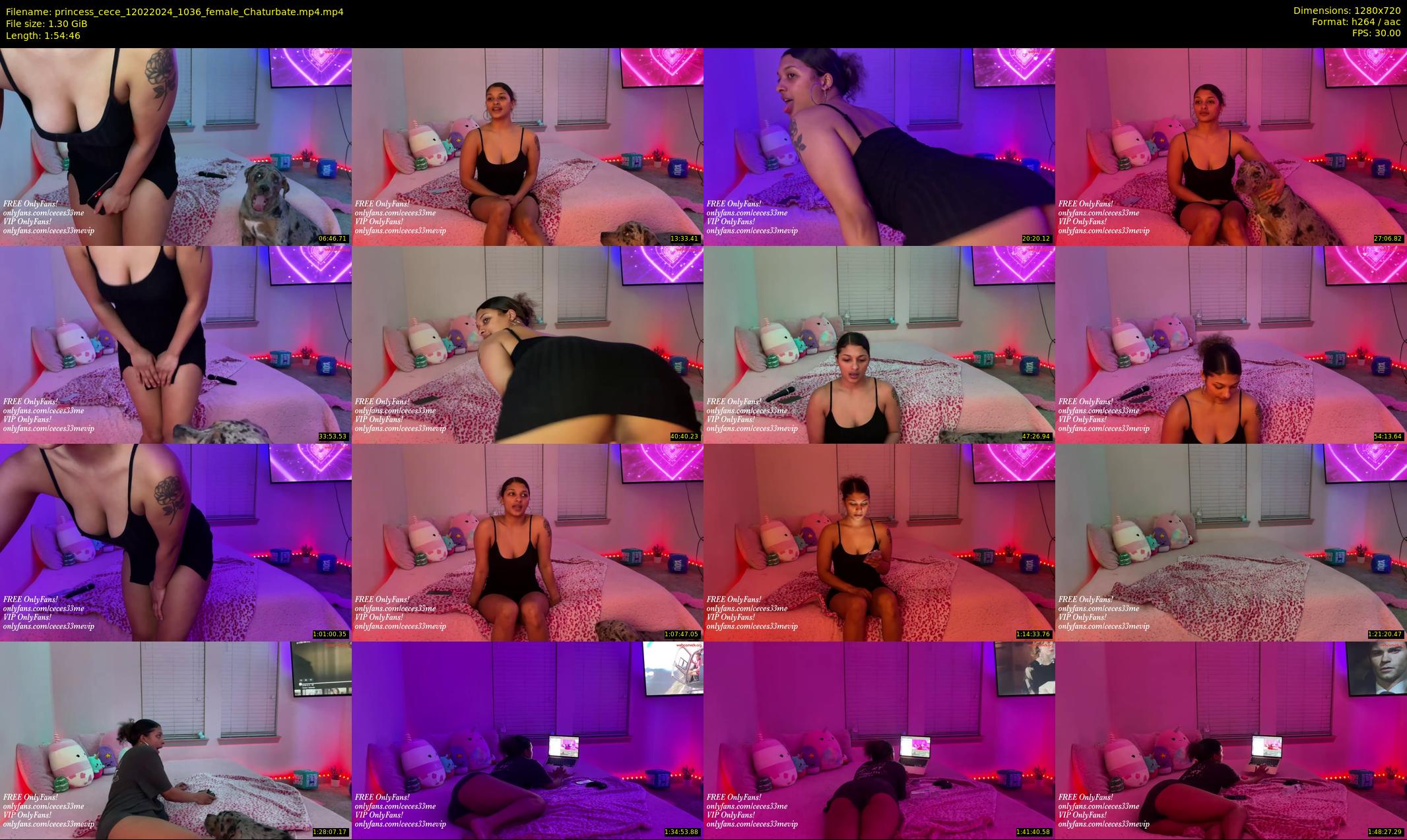 princess_cece — 115 minute Chaturbate female cam show recording, 720p, Feb 12, 2024