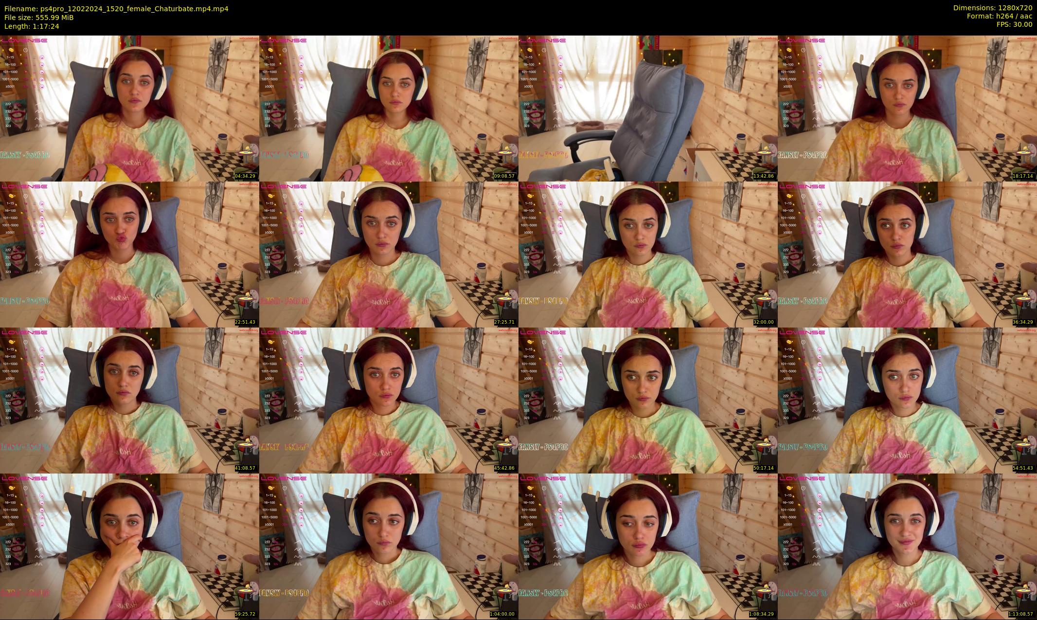 ps4pro — 78 minute Chaturbate female cam show recording, 720p, Feb 12, 2024