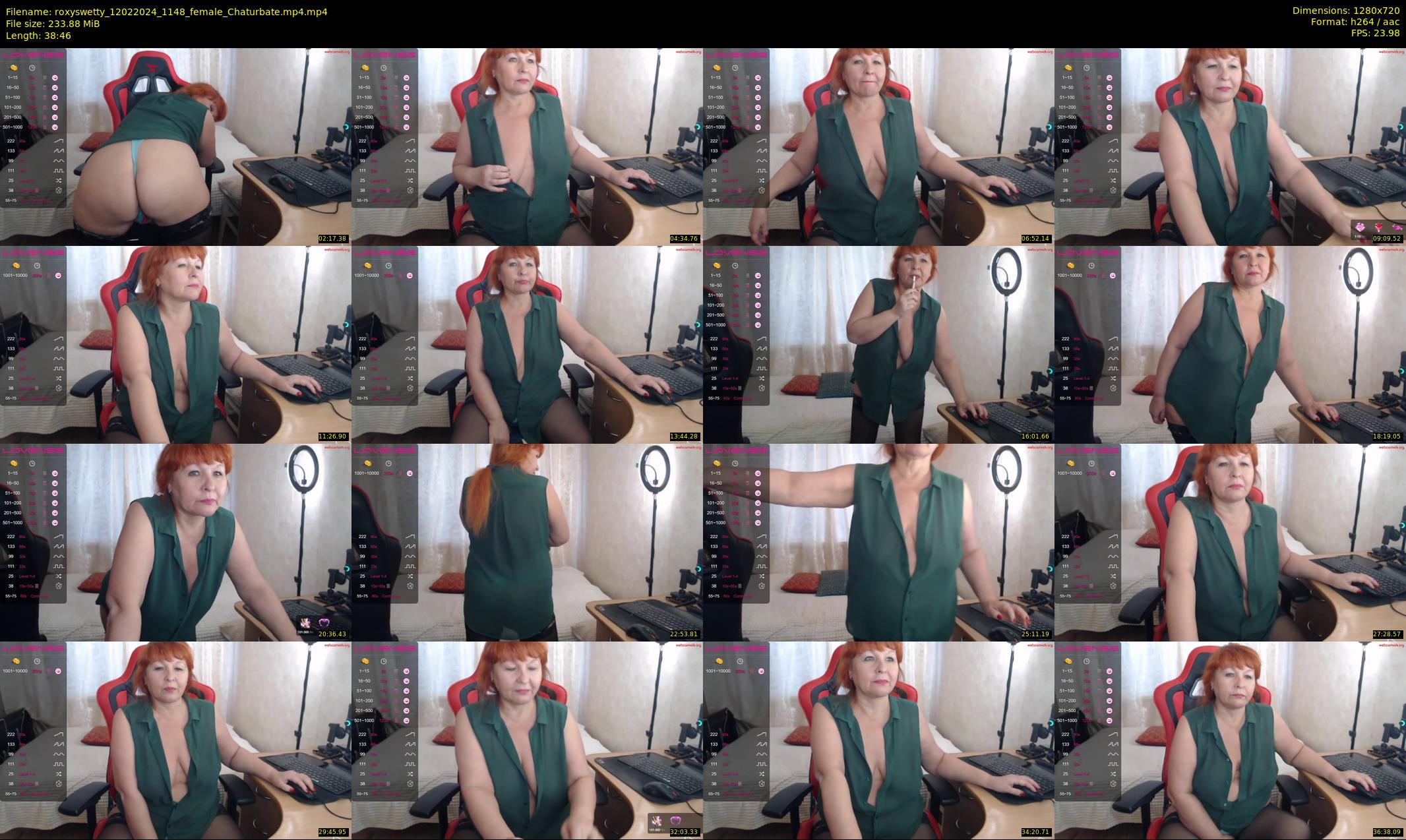 roxyswetty — 39 minute Chaturbate female cam show recording, 720p, Feb 12, 2024