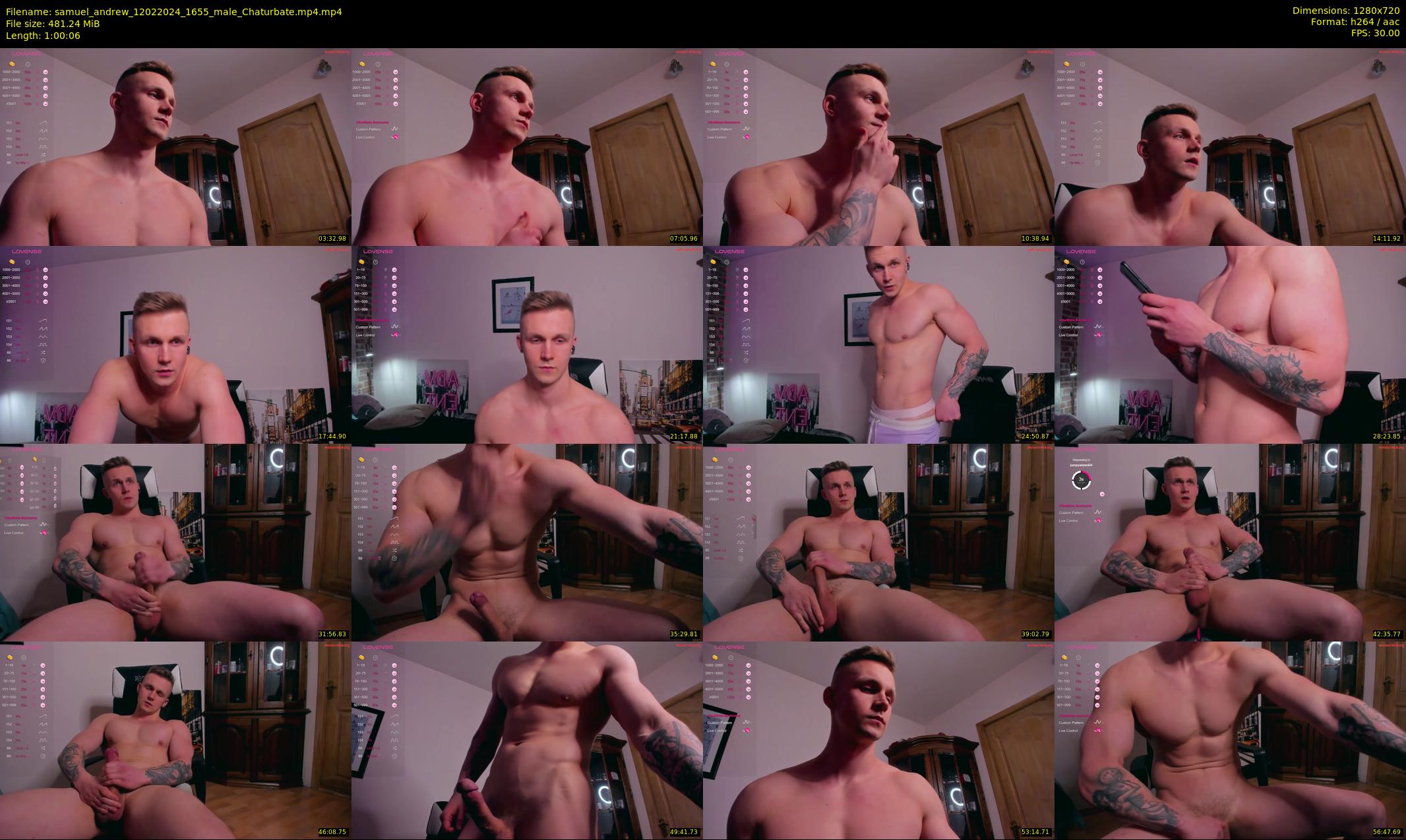 samuel_andrew — 61 minute Chaturbate male cam show recording, 720p, Feb 12, 2024