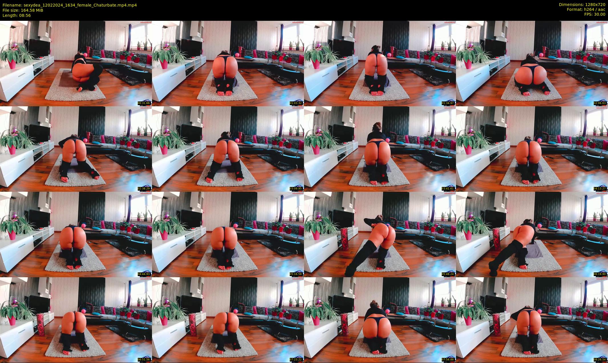sexydea — 9 minute Chaturbate female cam show recording, 720p, Feb 12, 2024
