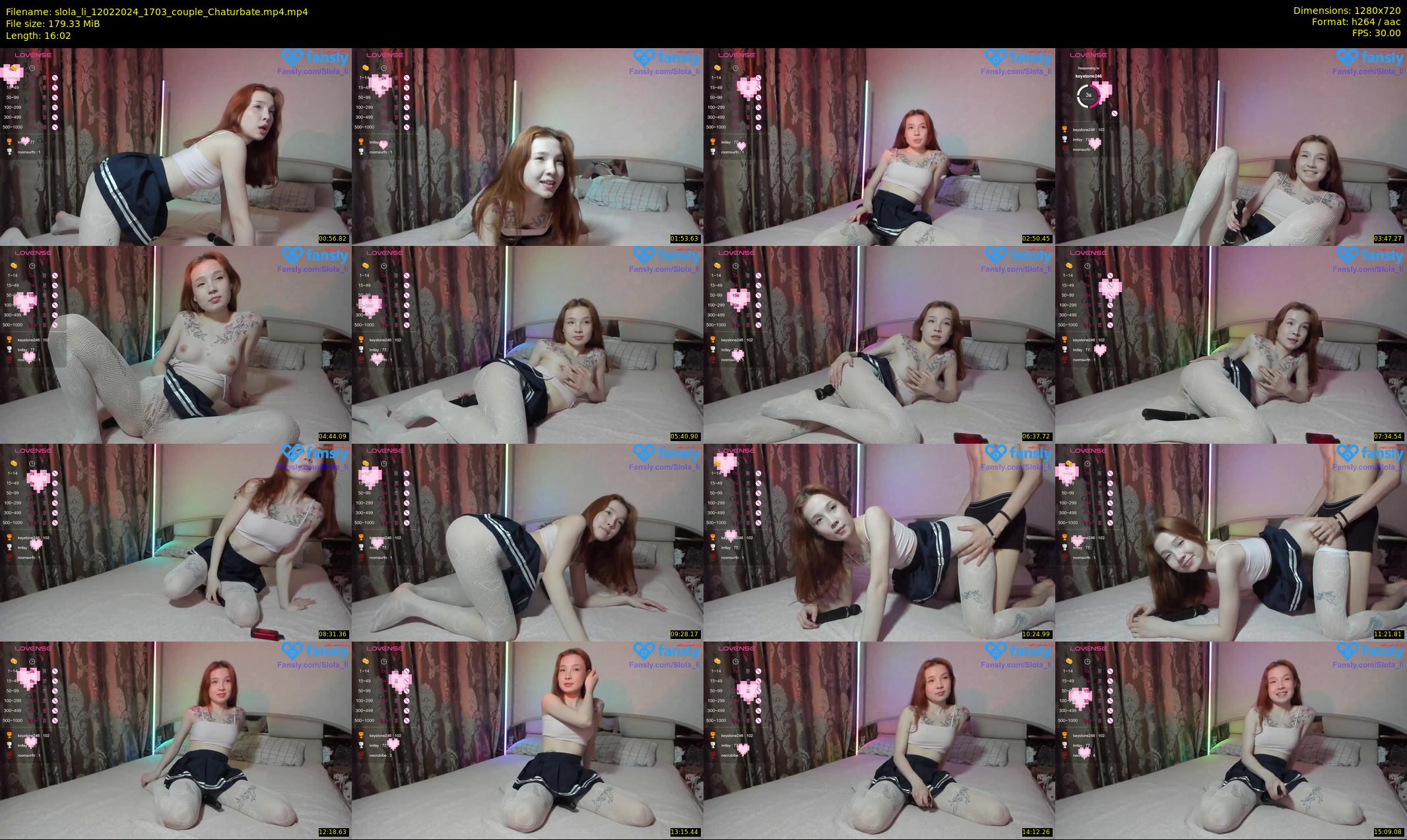 slola_li — 17 minute Chaturbate couple cam show recording, 720p, Feb 12, 2024