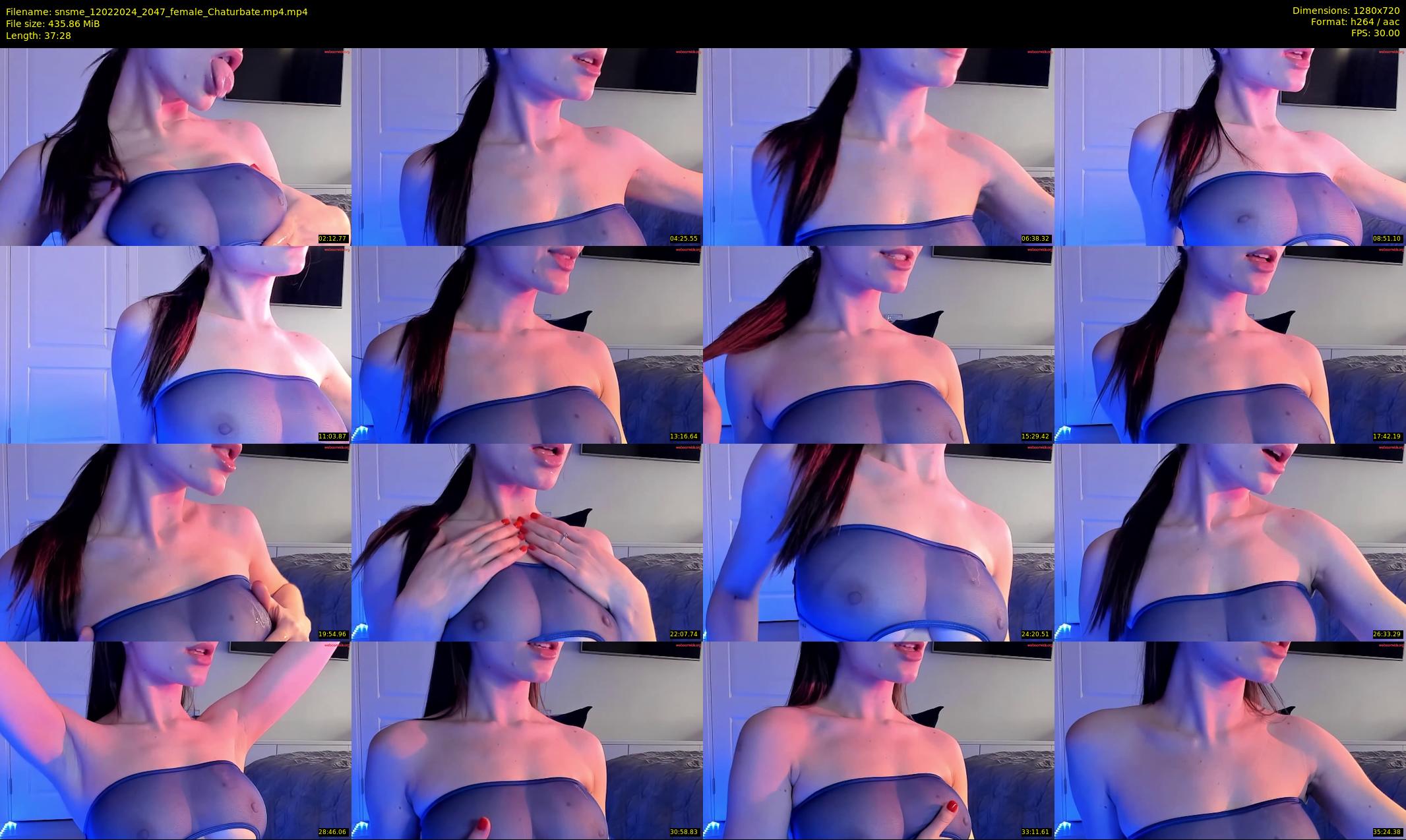 snsme — 38 minute Chaturbate female cam show recording, 720p, Feb 12, 2024