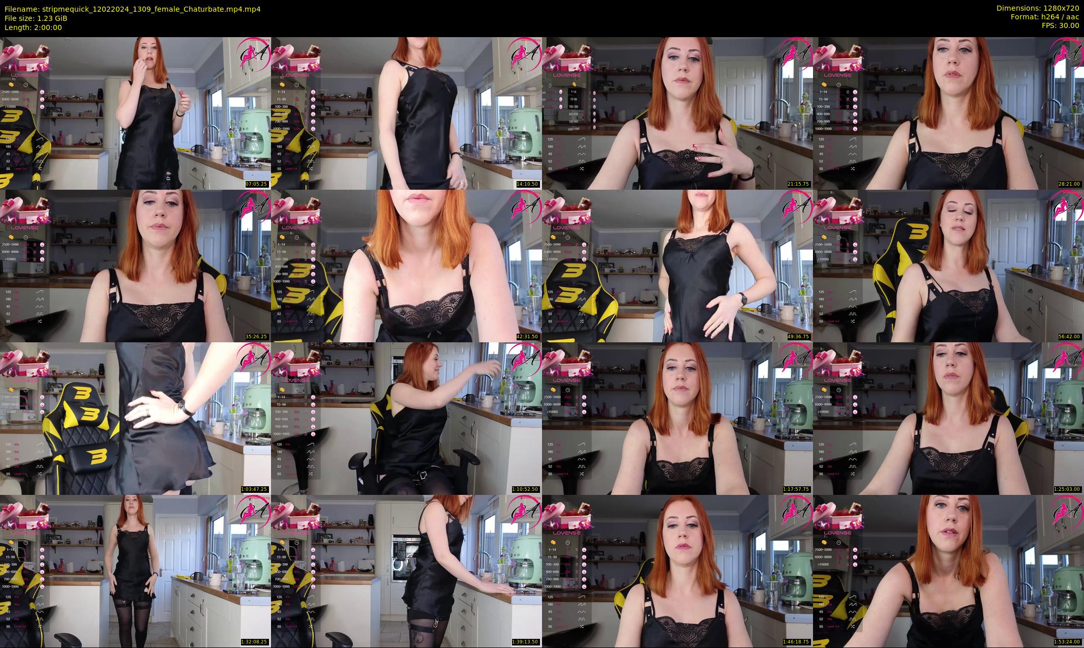 stripmequick — 120 minute Chaturbate female cam show recording, 720p, Feb 12, 2024