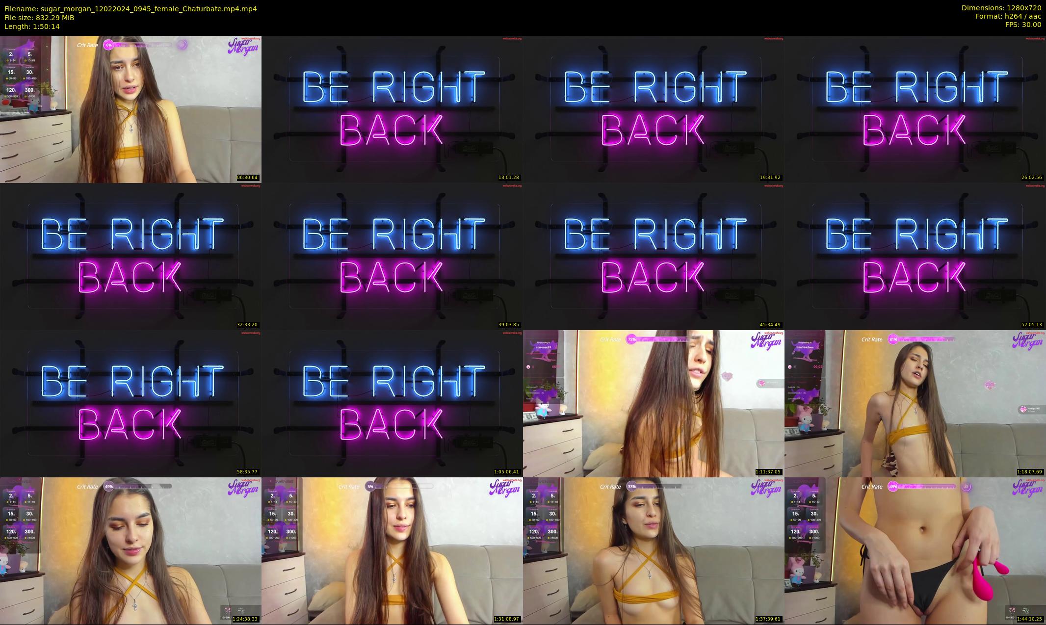 sugar_morgan — 111 minute Chaturbate female cam show recording, 720p, Feb 12, 2024
