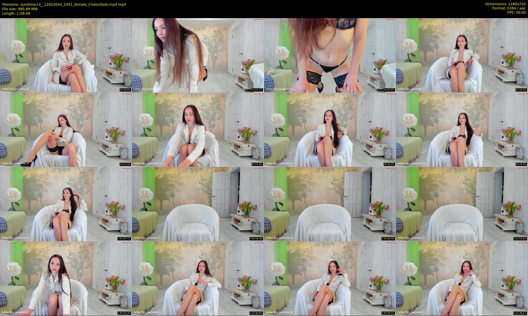 sunshine13_ — 119 minute Chaturbate female cam show recording, 720p, Feb 12, 2024