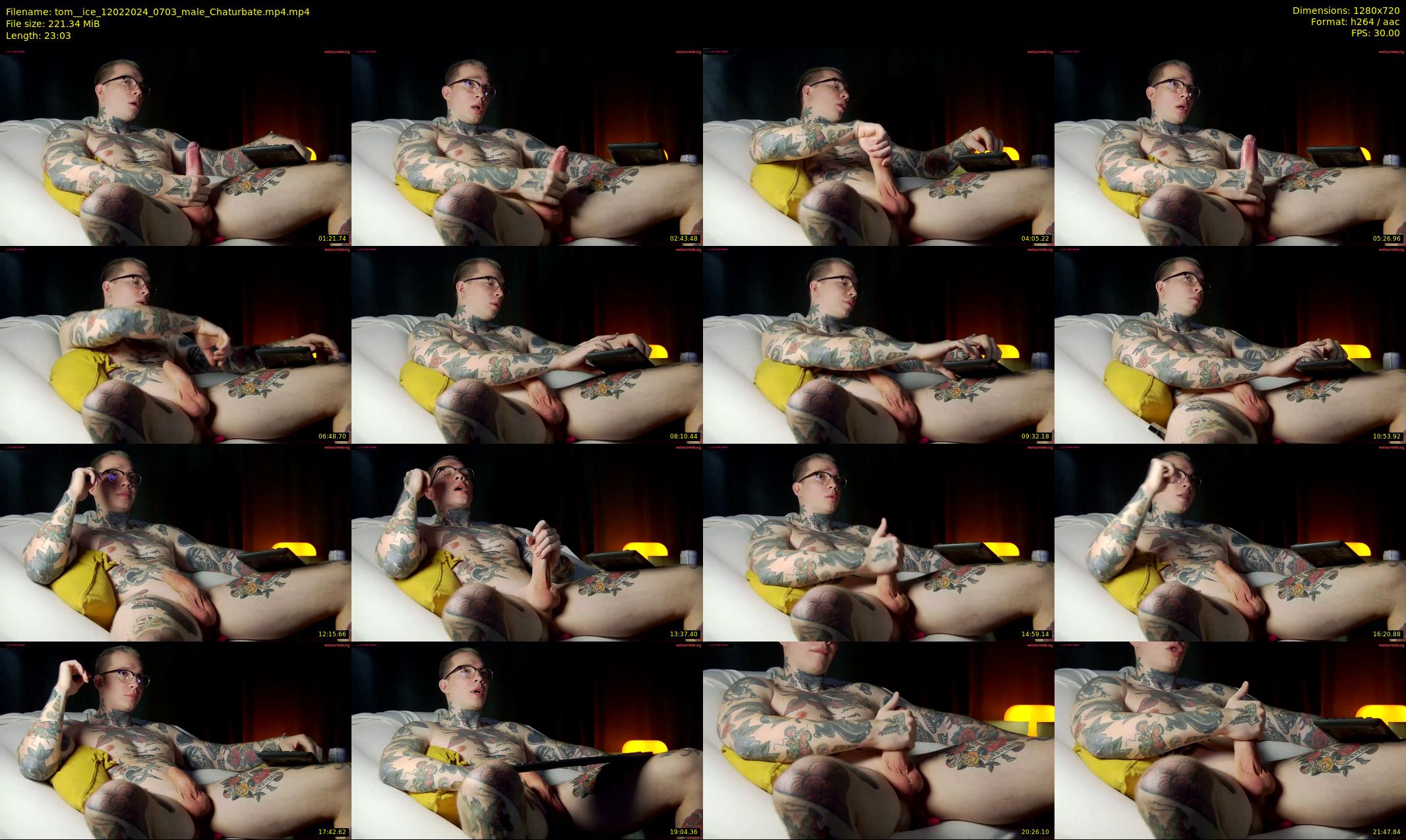 tom__ice — 24 minute Chaturbate male cam show recording, 720p, Feb 12, 2024