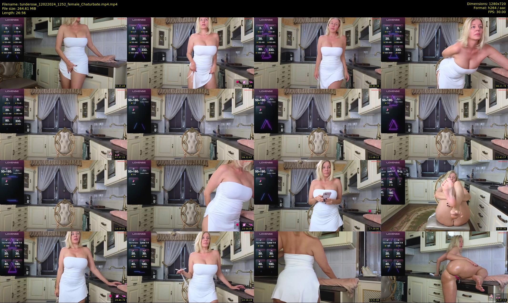 tunderose — 27 minute Chaturbate female cam show recording, 720p, Feb 12, 2024