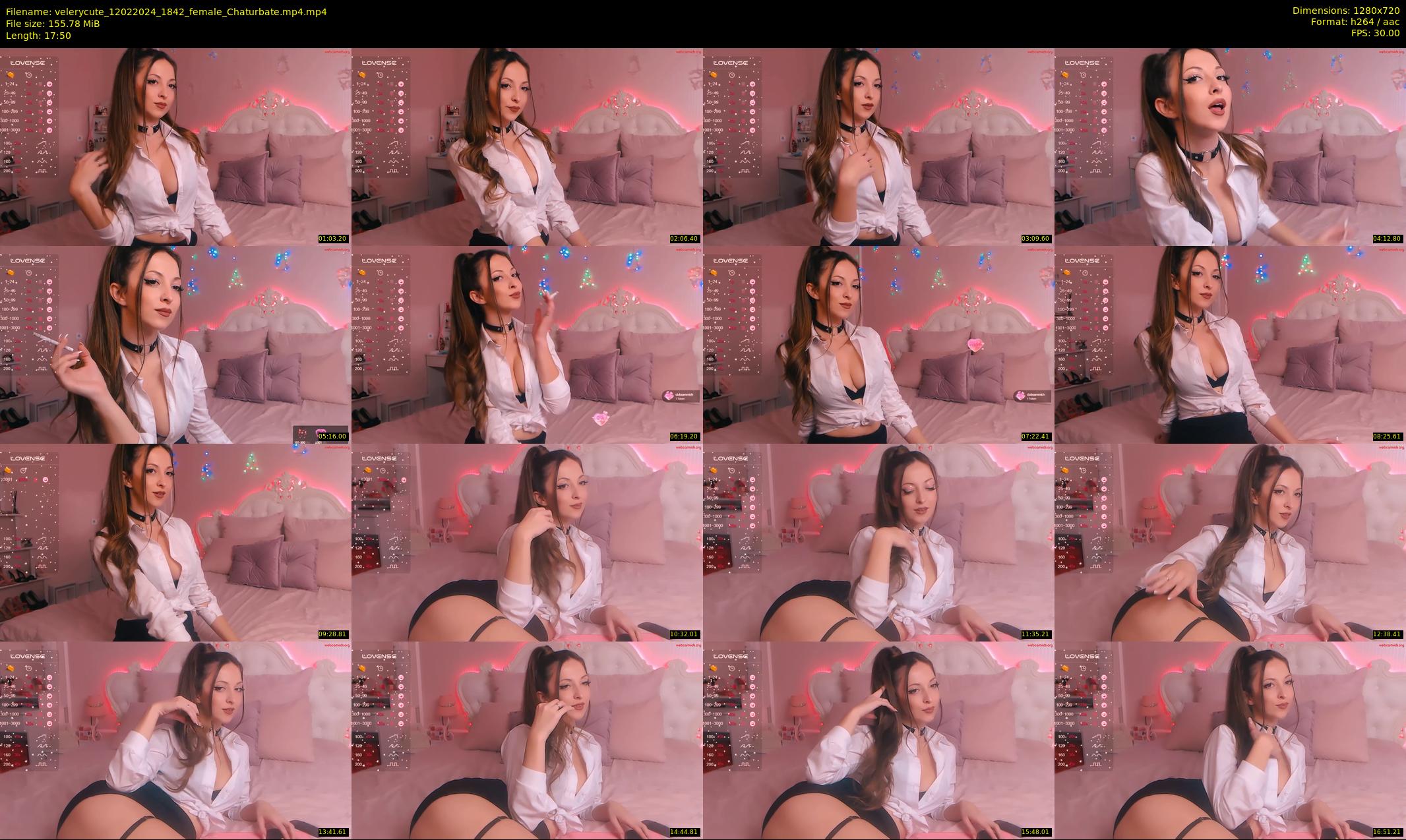 velerycute — 18 minute Chaturbate female cam show recording, 720p, Feb 12, 2024