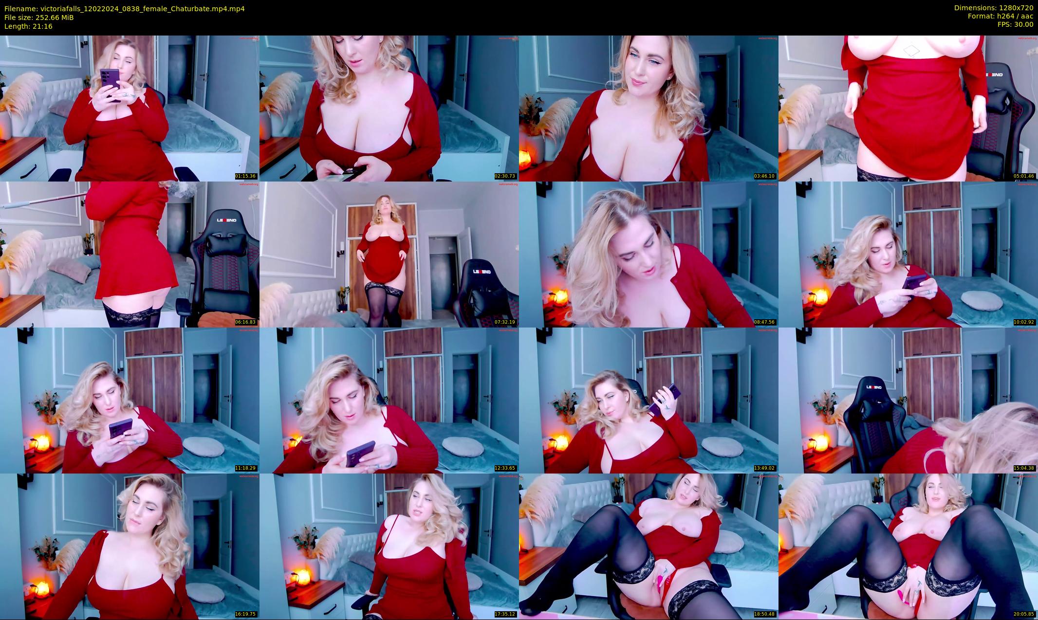 victoriafalls — 22 minute Chaturbate female cam show recording, 720p, Feb 12, 2024