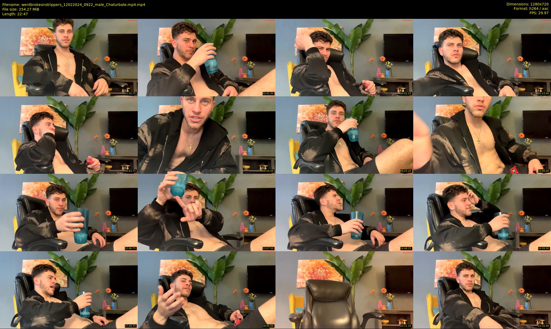 wentbrokeonstrippers — 23 minute Chaturbate male cam show recording, 720p, Feb 12, 2024