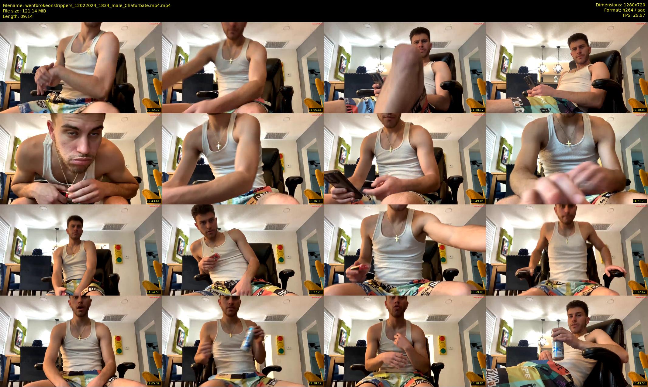 wentbrokeonstrippers — 10 minute Chaturbate male cam show recording, 720p, Feb 12, 2024