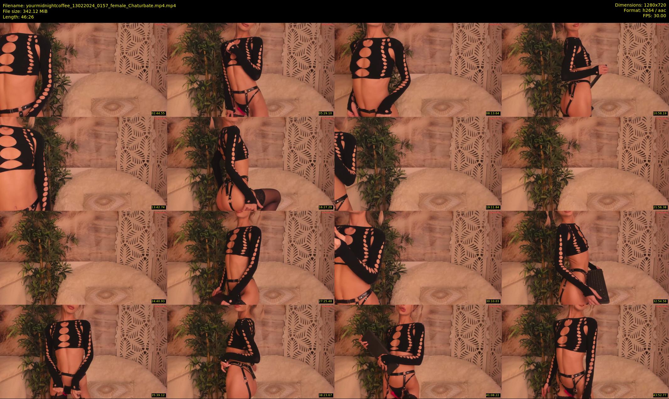 yourmidnightcoffee — 47 minute Chaturbate female cam show recording, 720p, Feb 13, 2024