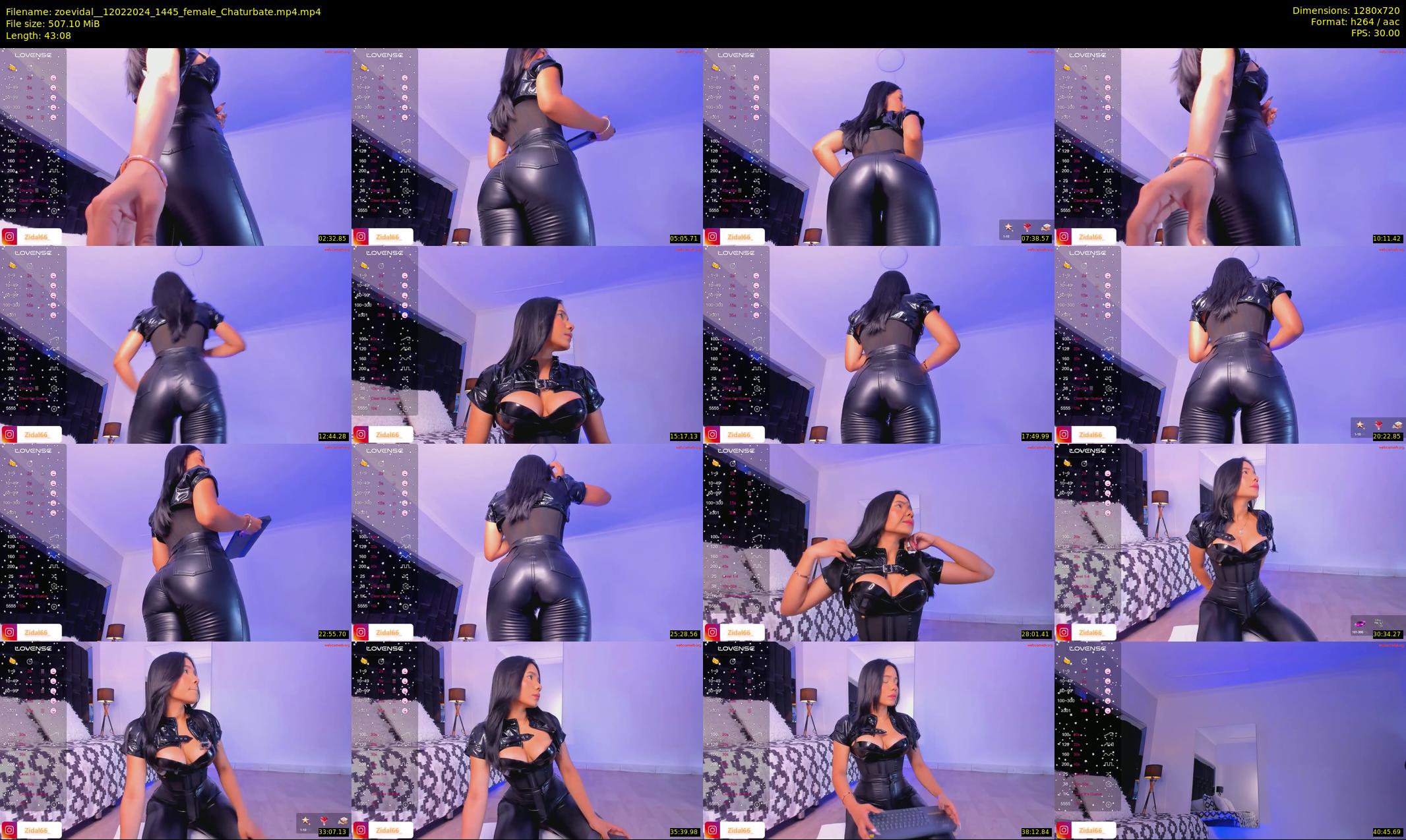 zoevidal_ — 44 minute Chaturbate female cam show recording, 720p, Feb 12, 2024