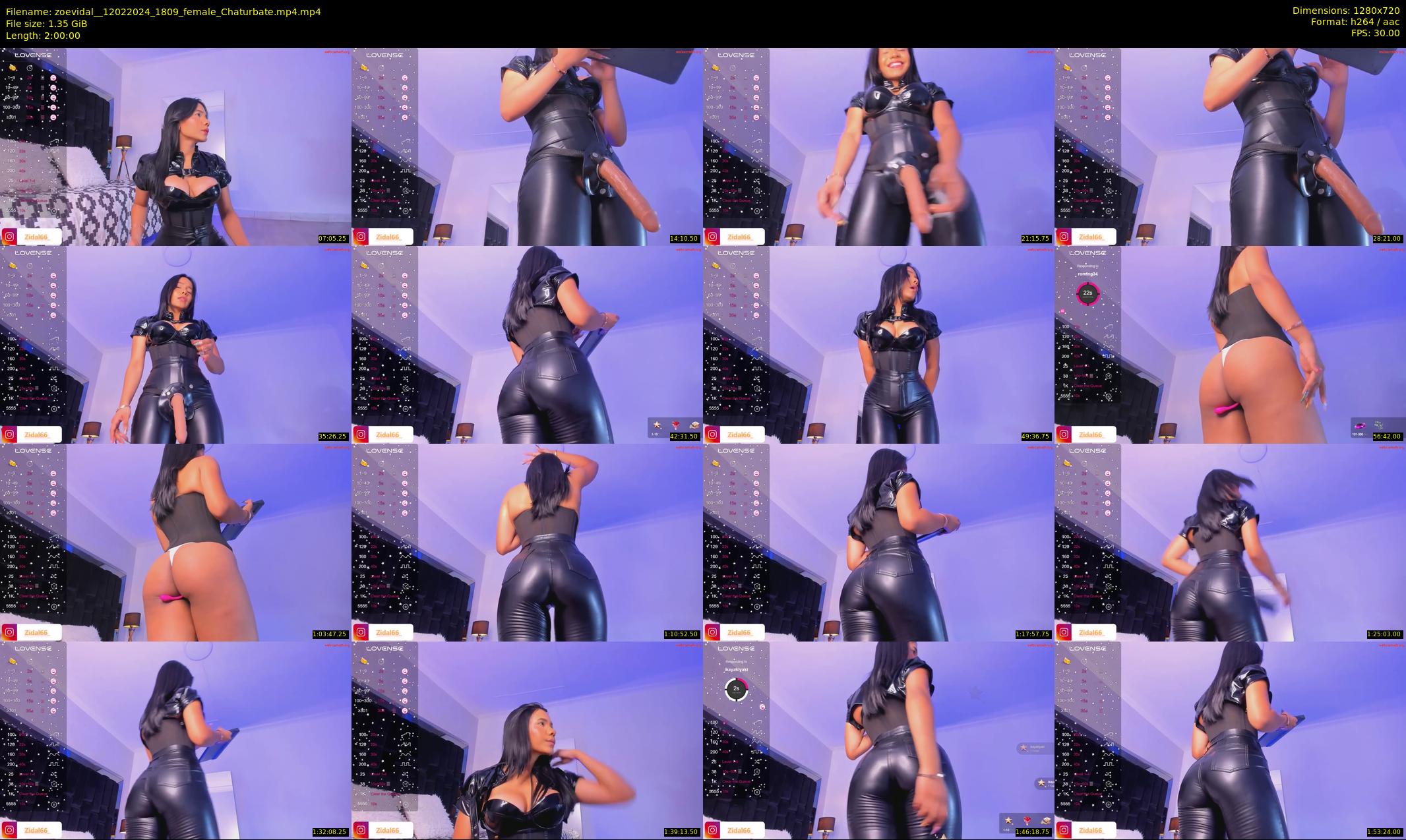 zoevidal_ — 120 minute Chaturbate female cam show recording, 720p, Feb 12, 2024