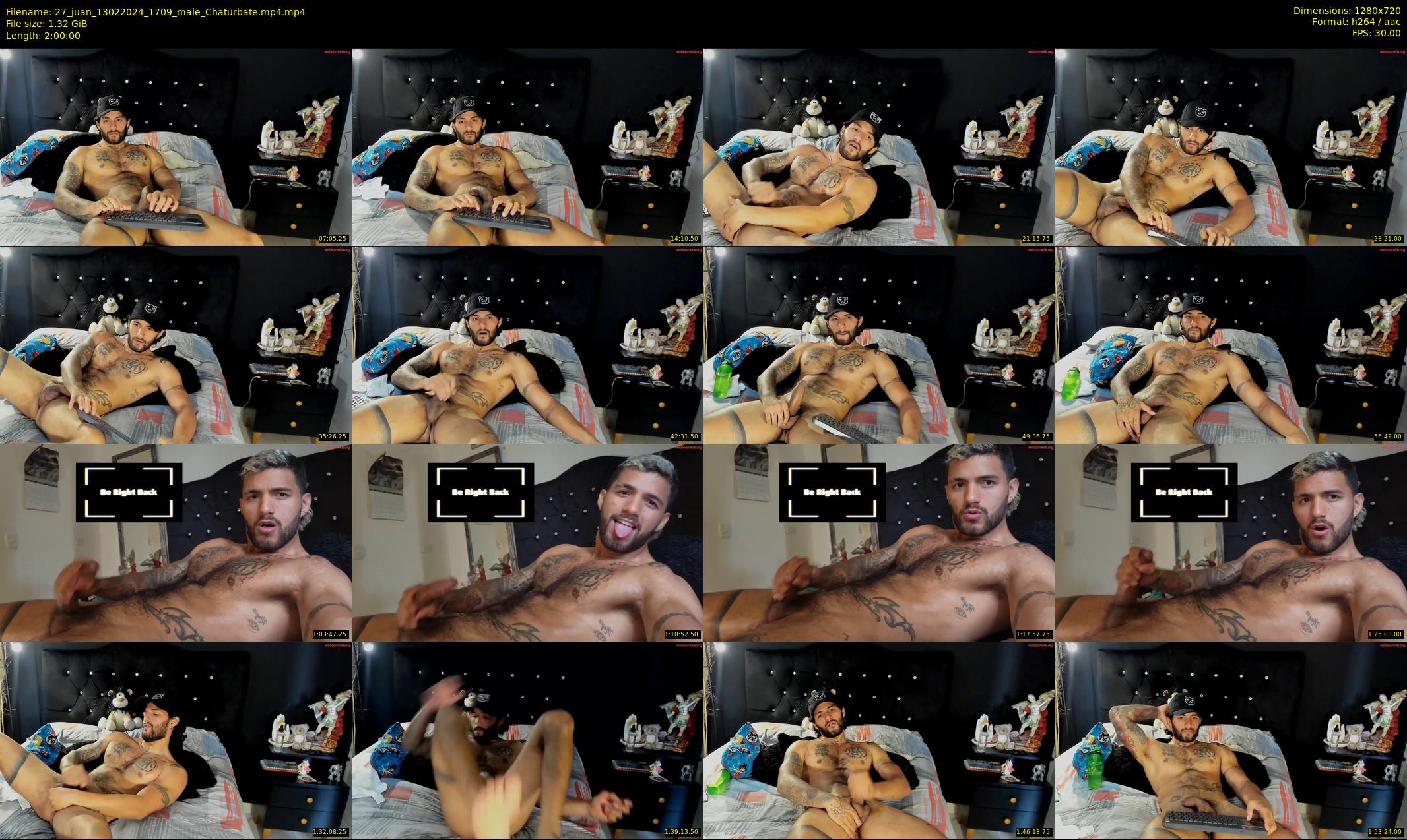 27_juan — 120 minute Chaturbate male cam show recording, 720p, Feb 13, 2024